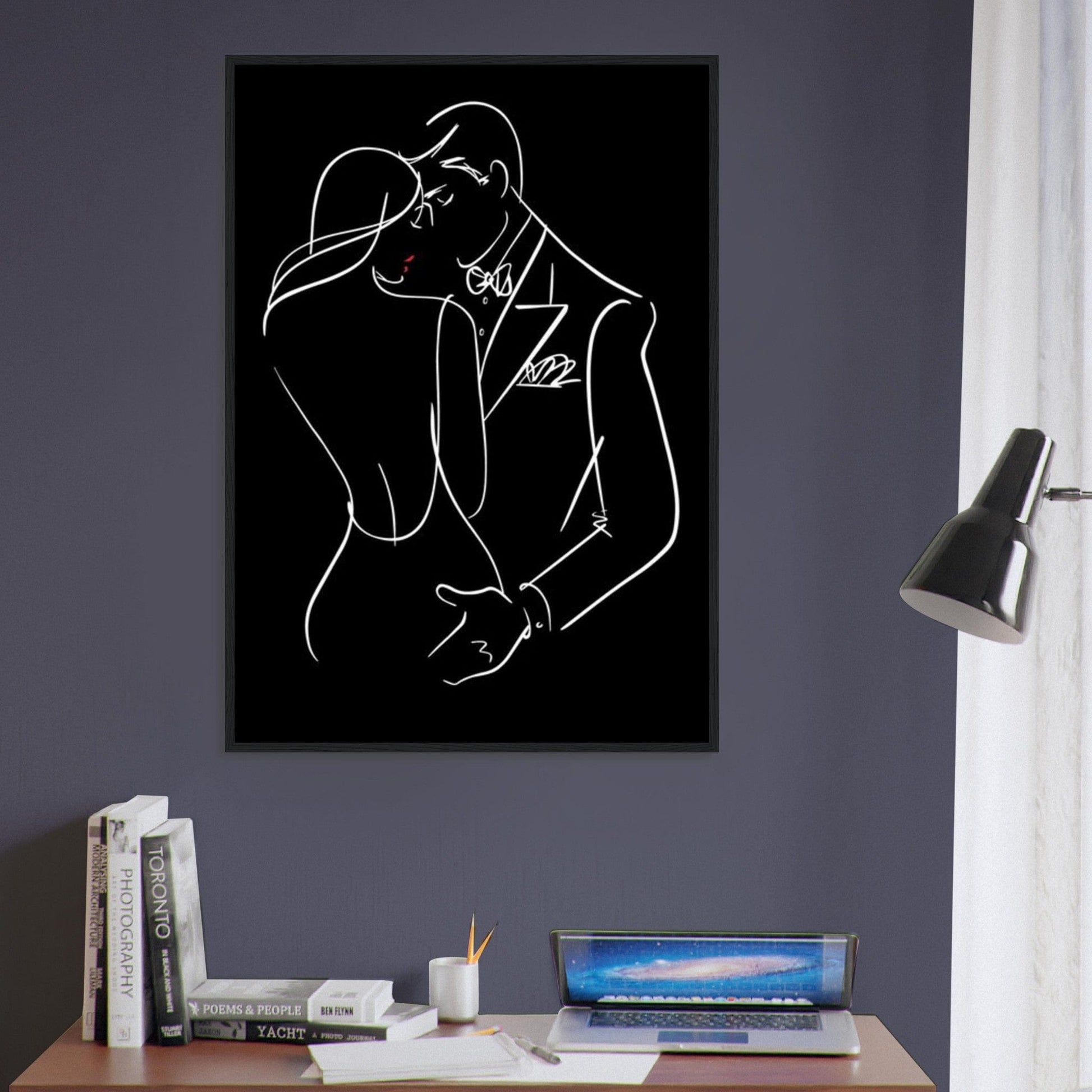 Canvanation Print Material Tableau Couple Les Liens du Cœur