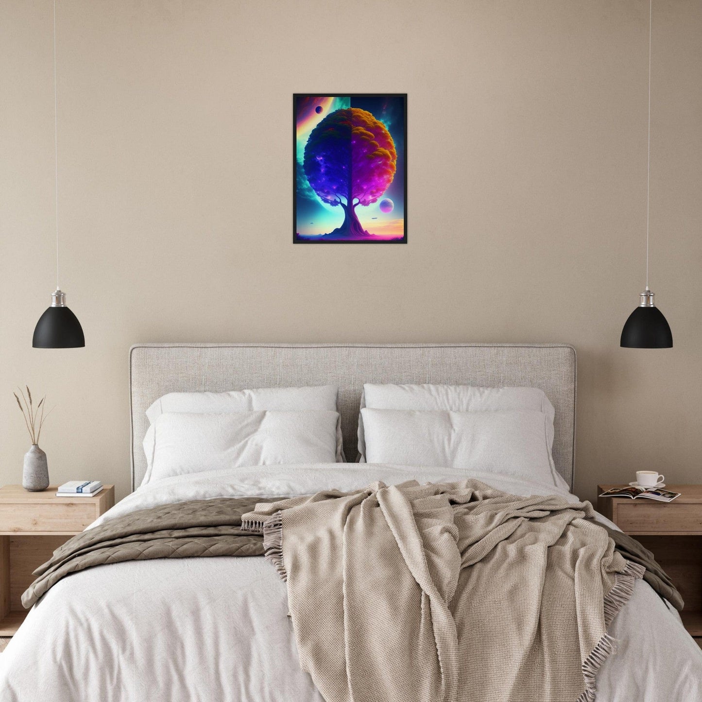Canvanation Print Material Tableau Arbre De Vie L'Harmonie Urbaine