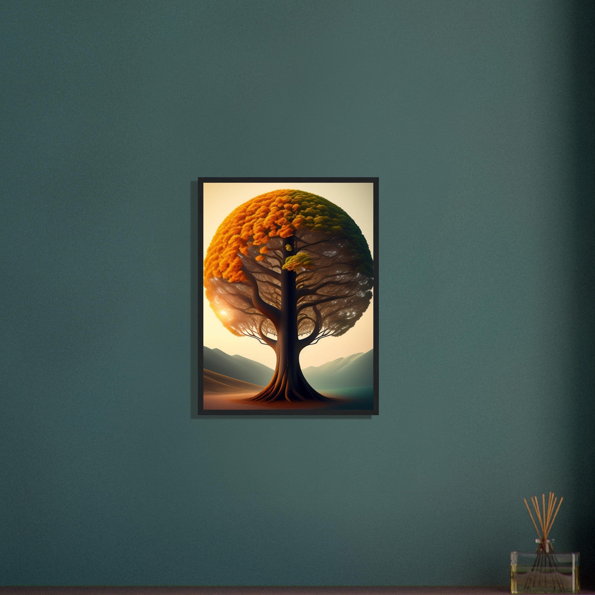 Canvanation Print Material Tableau Arbre De Vie L'Arbre de la Vie au Cœur de la Métropole