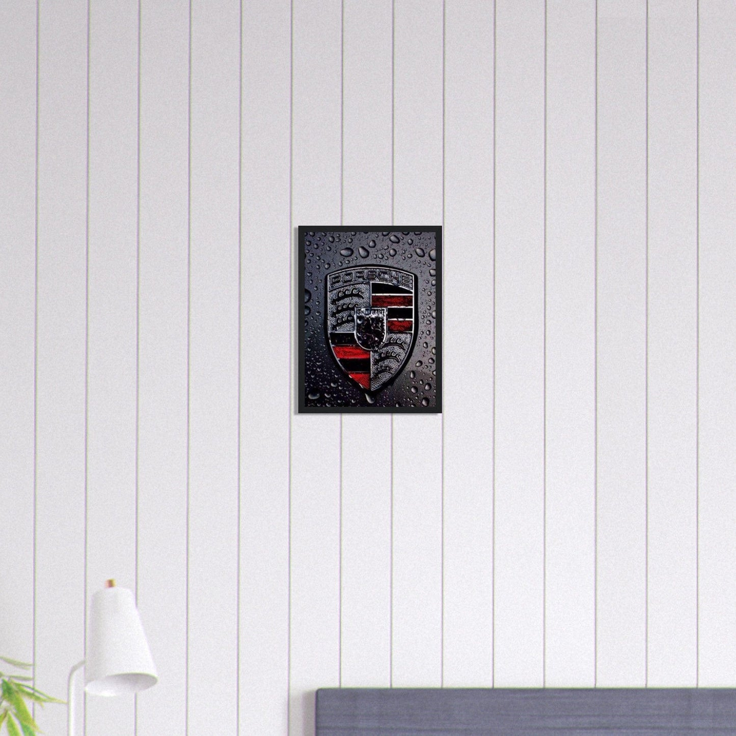 Canvanation Print Material 30x40 cm / 12x16″ Tableau Logo Porsche
