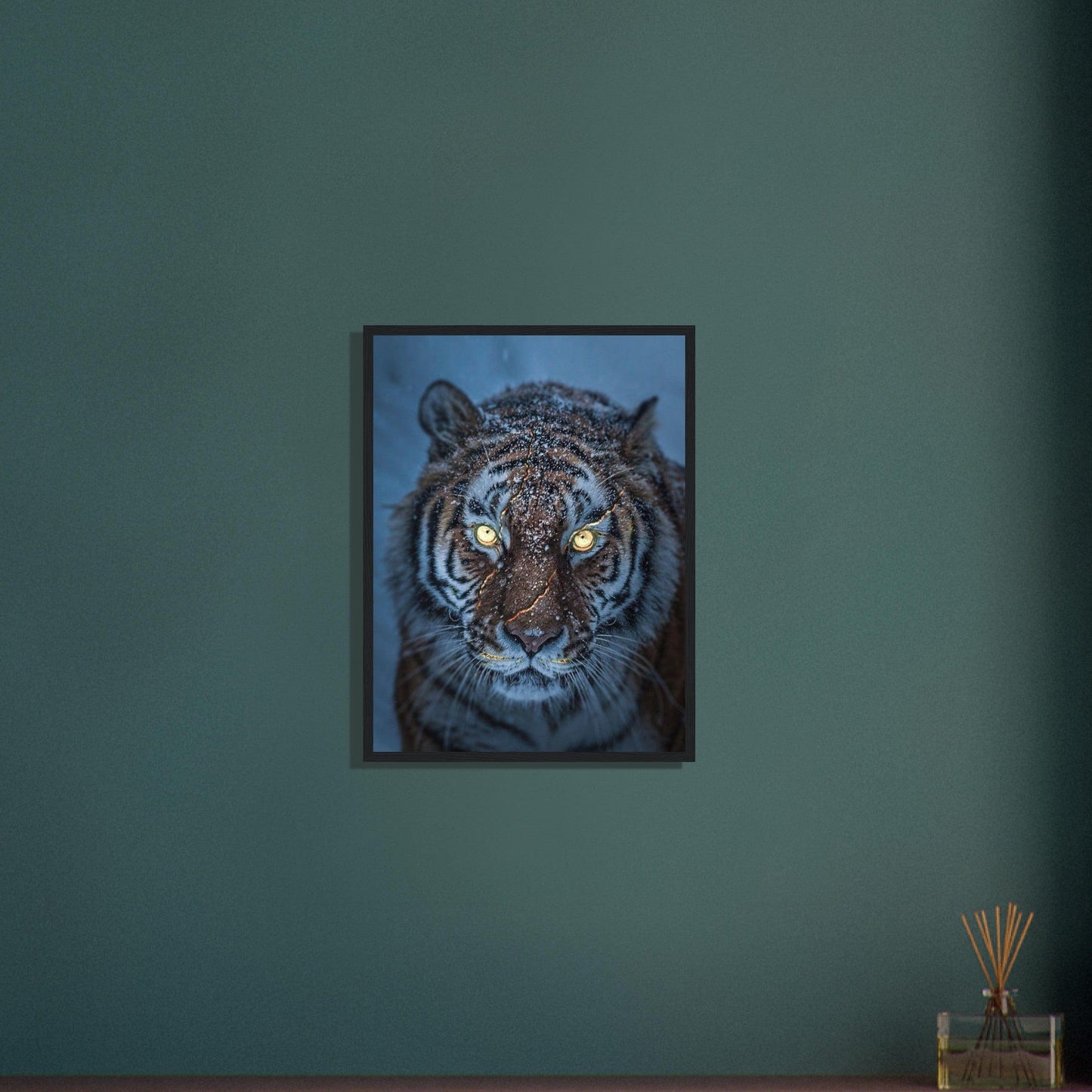 Canvanation Print Material Tableau Tigre Neige