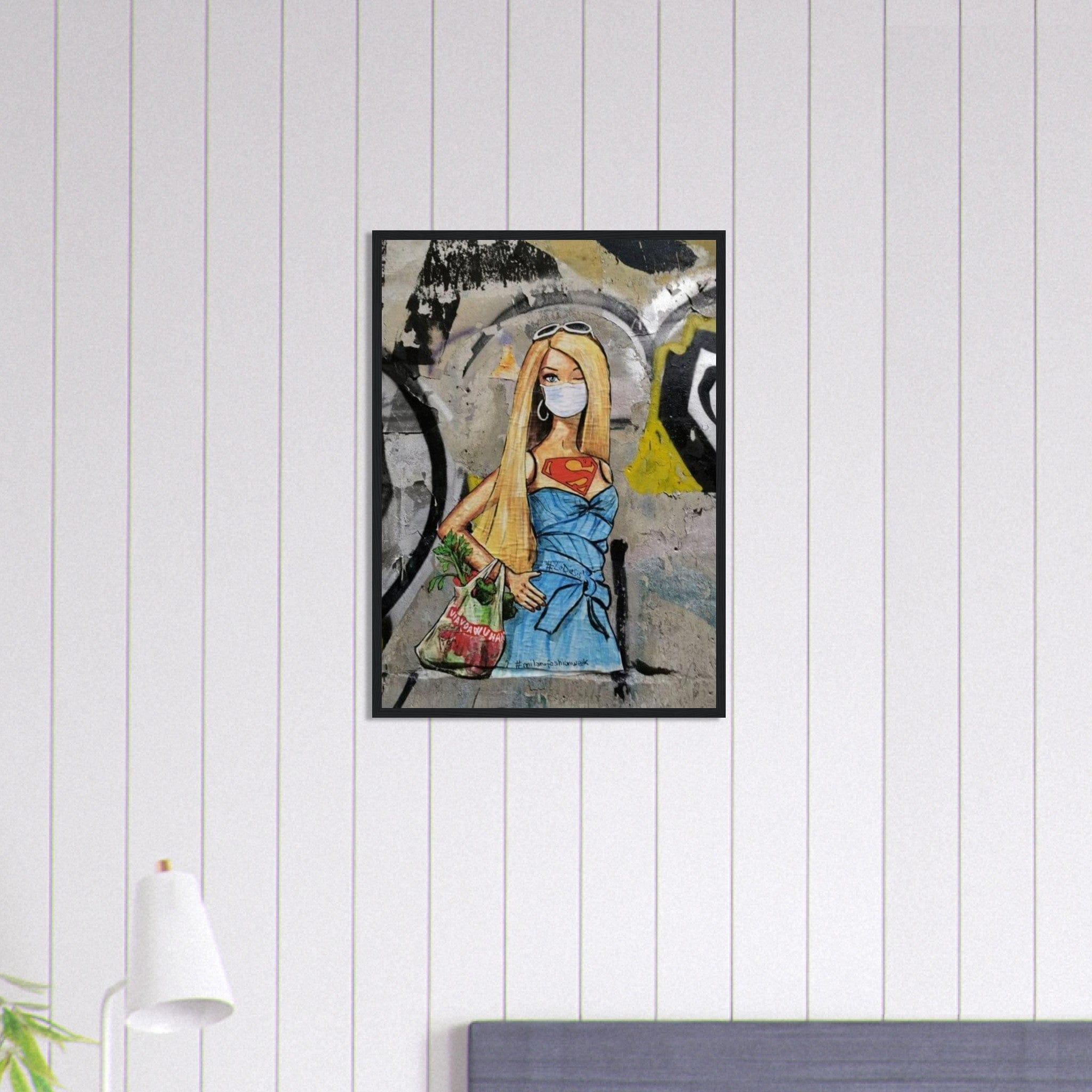Canvanation Print Material 50x70 cm / 20x28″ Tableau Graffiti Barbie