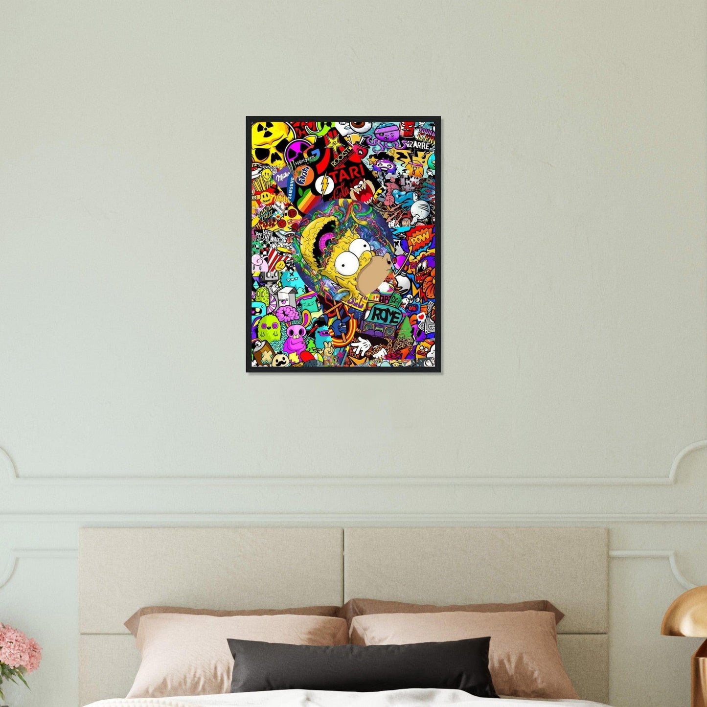 Gelato Print Material Tableau Style Graffiti