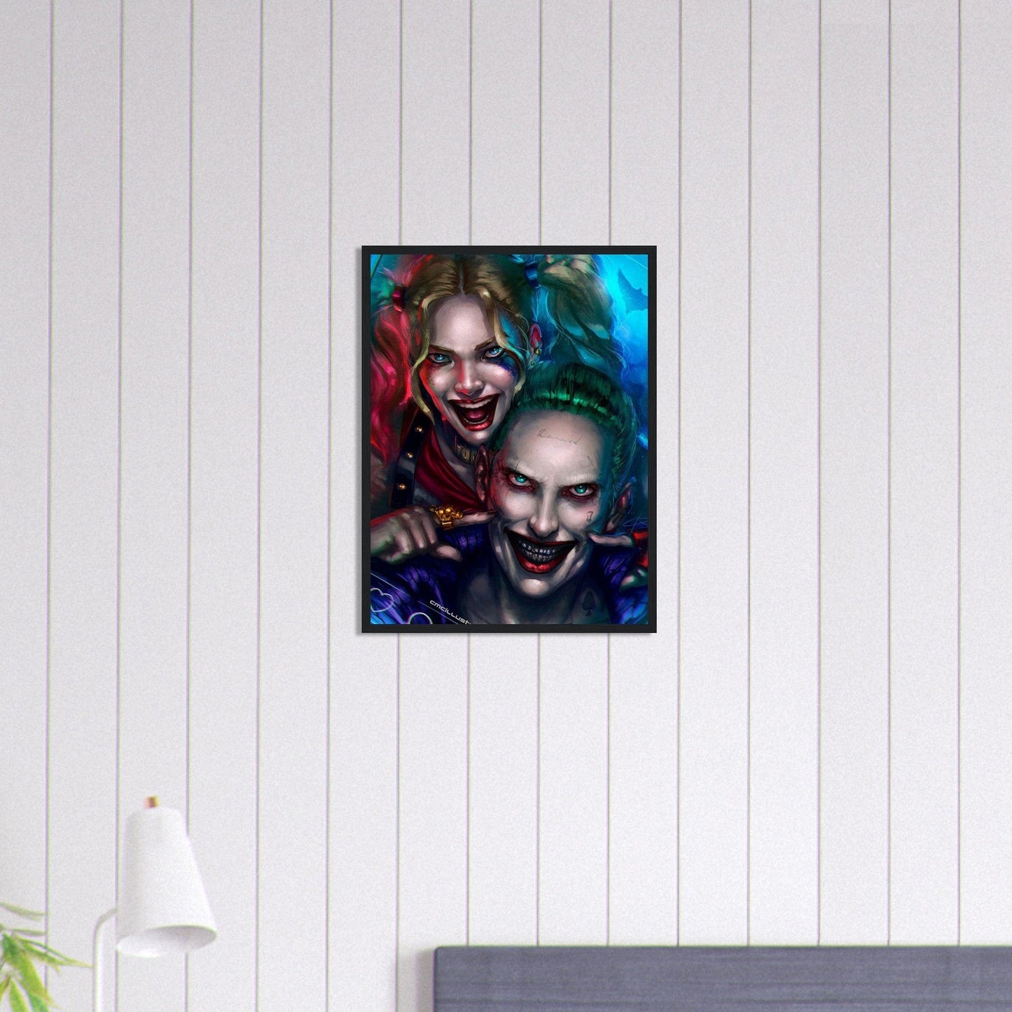 Canvanation Print Material Tableau Harley Quinn Et Joker
