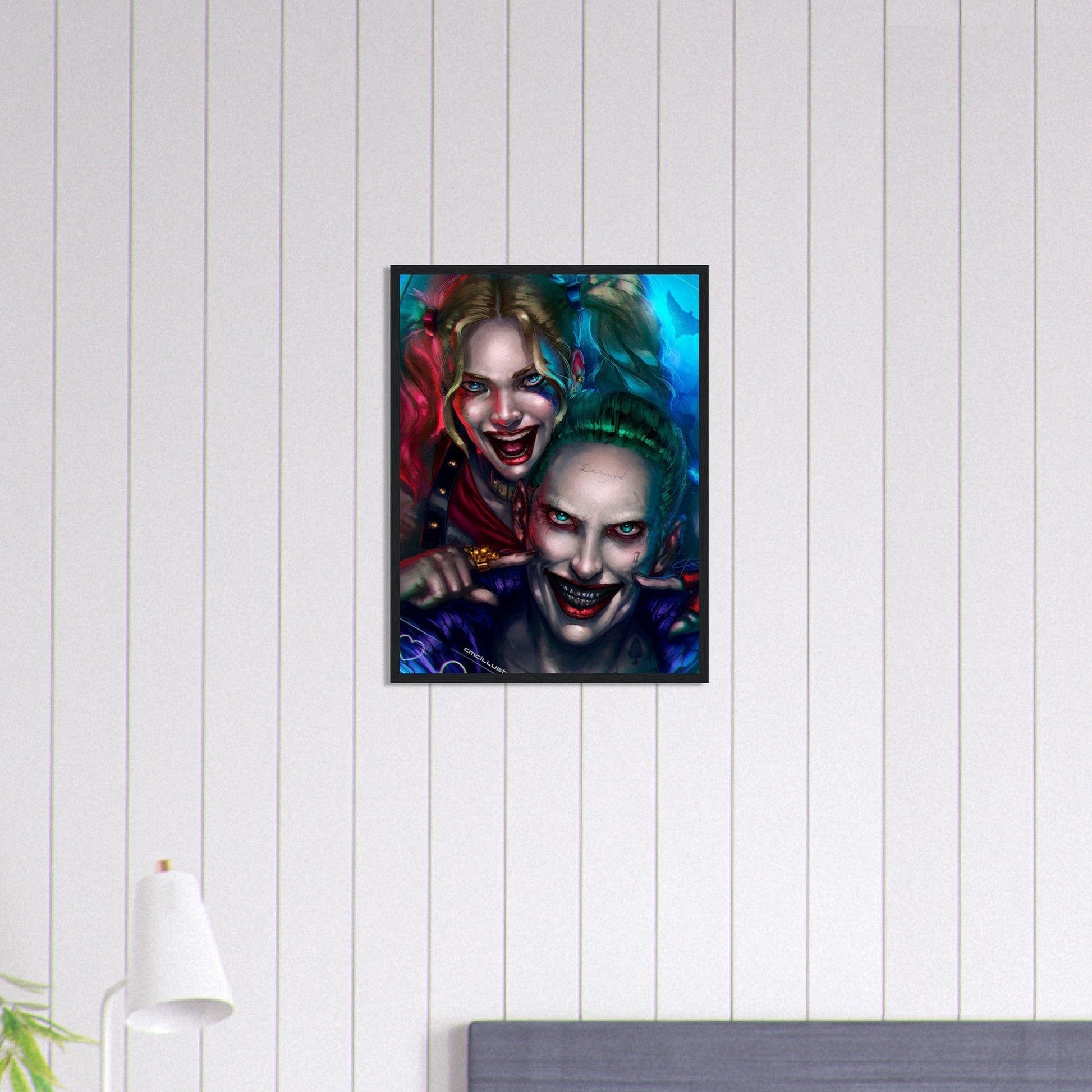 Canvanation Print Material Tableau Harley Quinn Et Joker