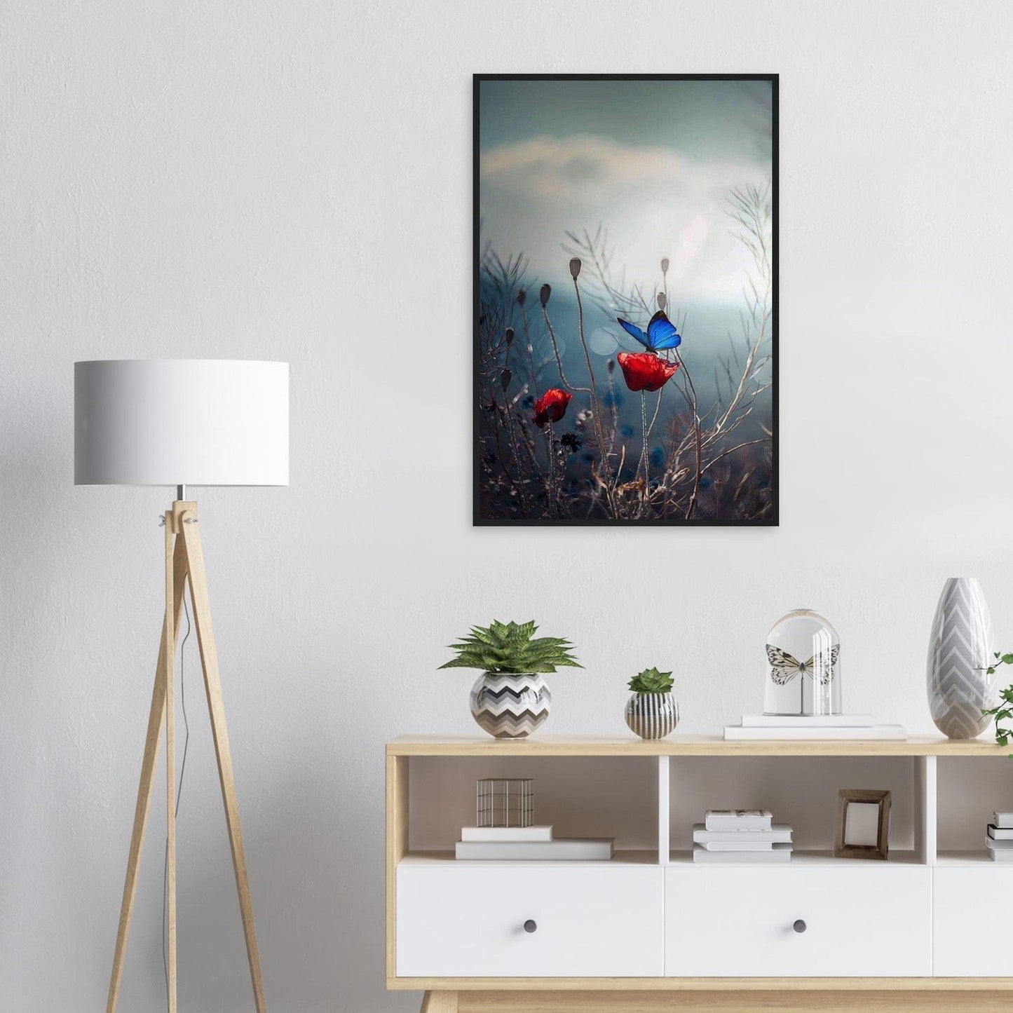 Canvanation Print Material Tableau Coquelicot Moderne