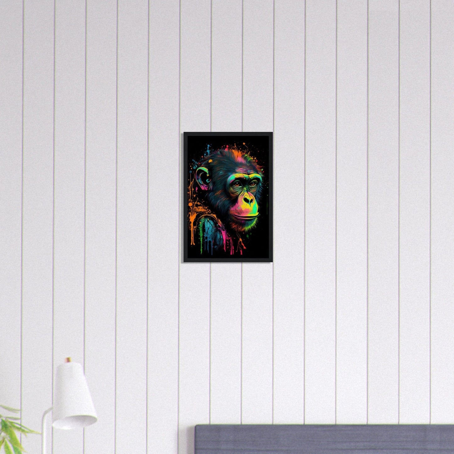 Canvanation Print Material 30x45 cm / 12x18″ Tableau Singe Pop Art Couleur