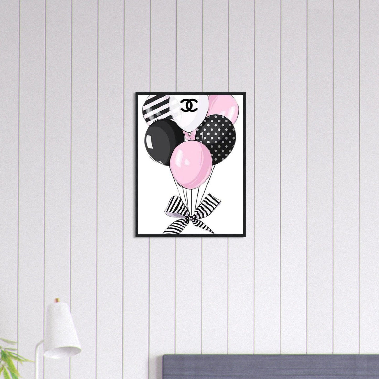 Canvanation Print Material 45x60 cm / 18x24″ Tableau Chanel Ballons