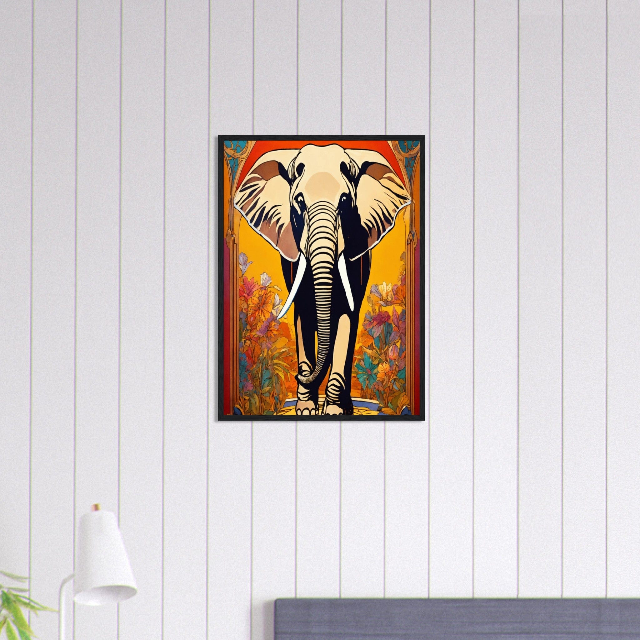 Canvanation Print Material 50x70 cm / 20x28″ Tableau Elephant Souvenirs d'Ébène