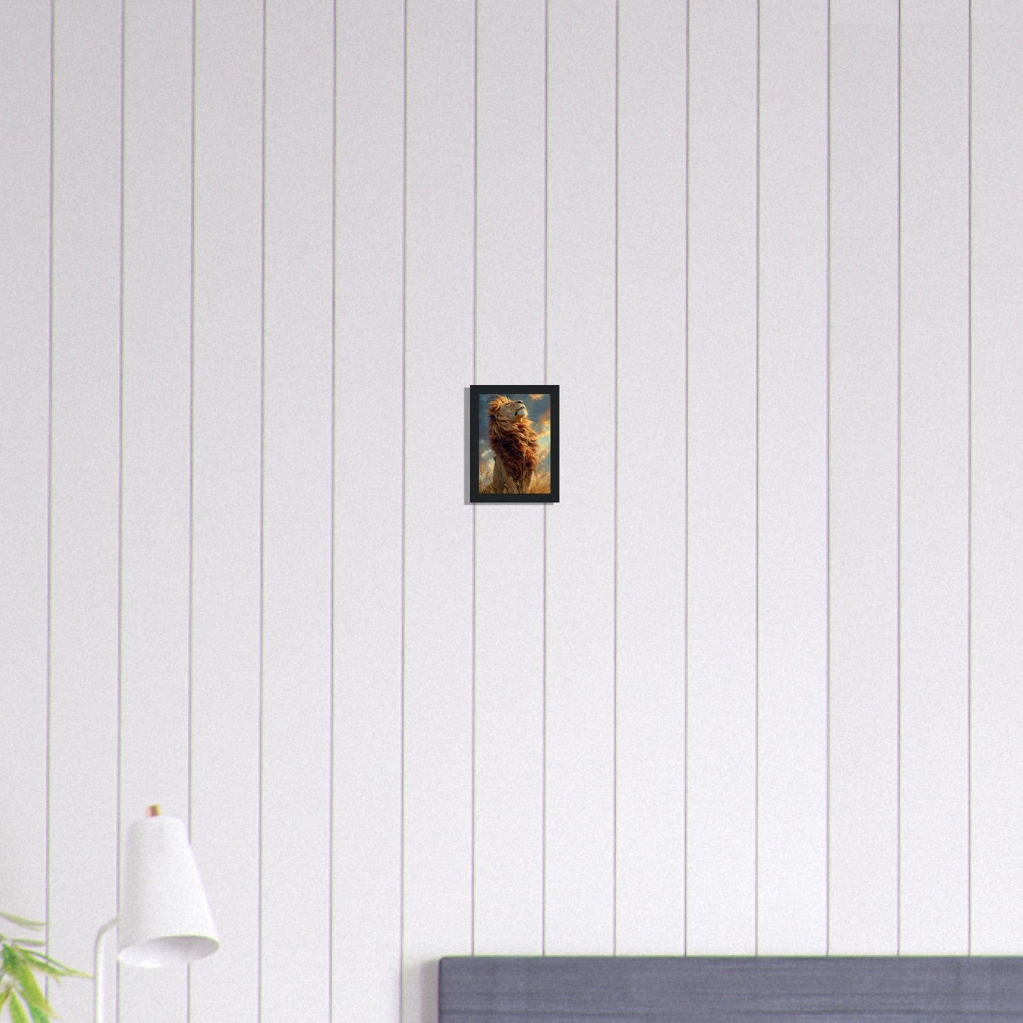 Canvanation Print Material 13x18 cm / 5x7″ Tableau Lion Dans La Savanne