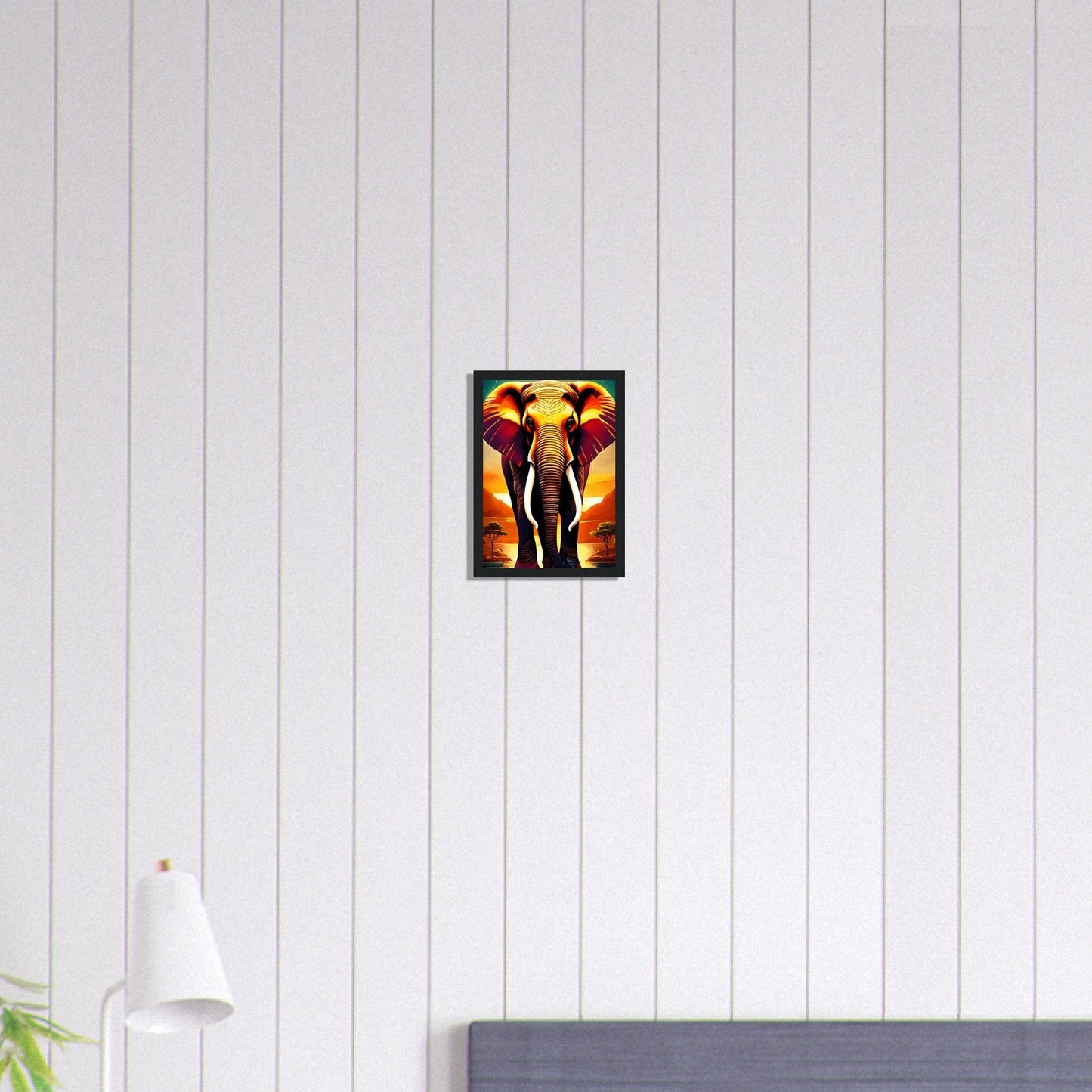 Canvanation Print Material A4 21x29.7 cm / 8x12″ Tableau Elephant Le Gardien De La Nature