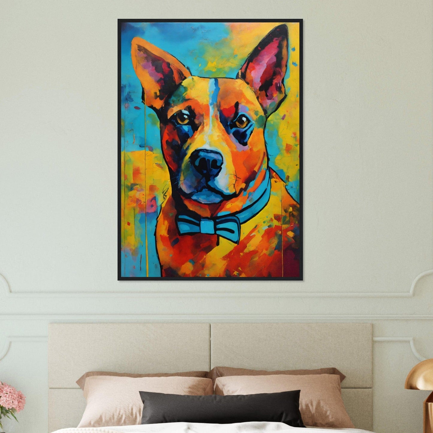 Canvanation Print Material Tableau Chien L'Éclat Du Jour