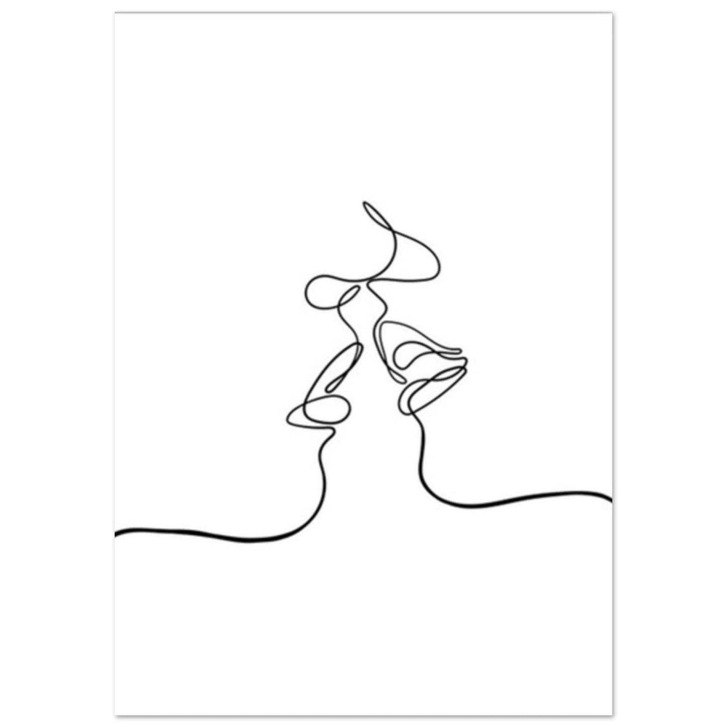 Gelato Print Material A0 (84.1 x 118.9  cm) Poster Couple Amoureux Design