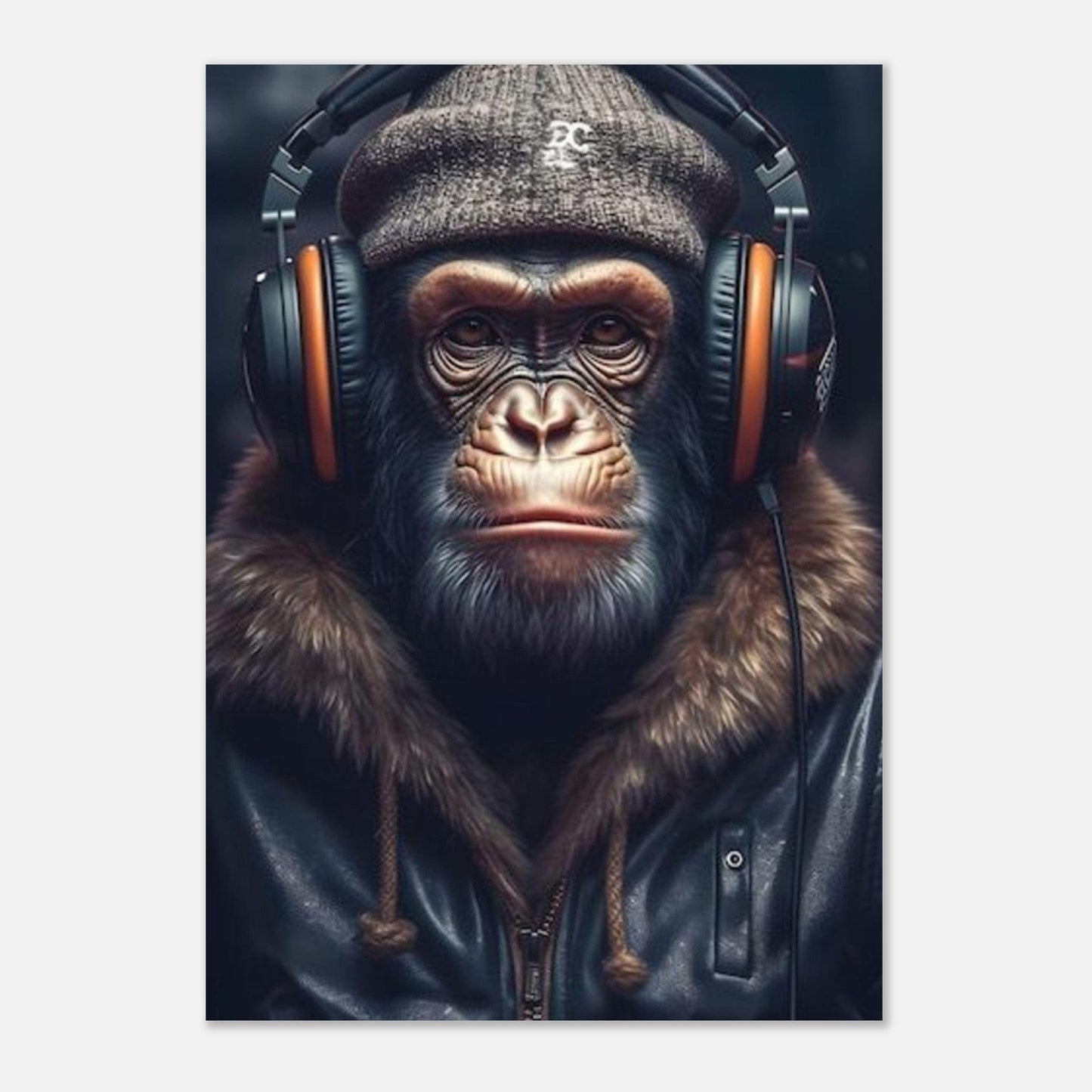 Canvanation Print Material Poster Singe Bonnet Casque