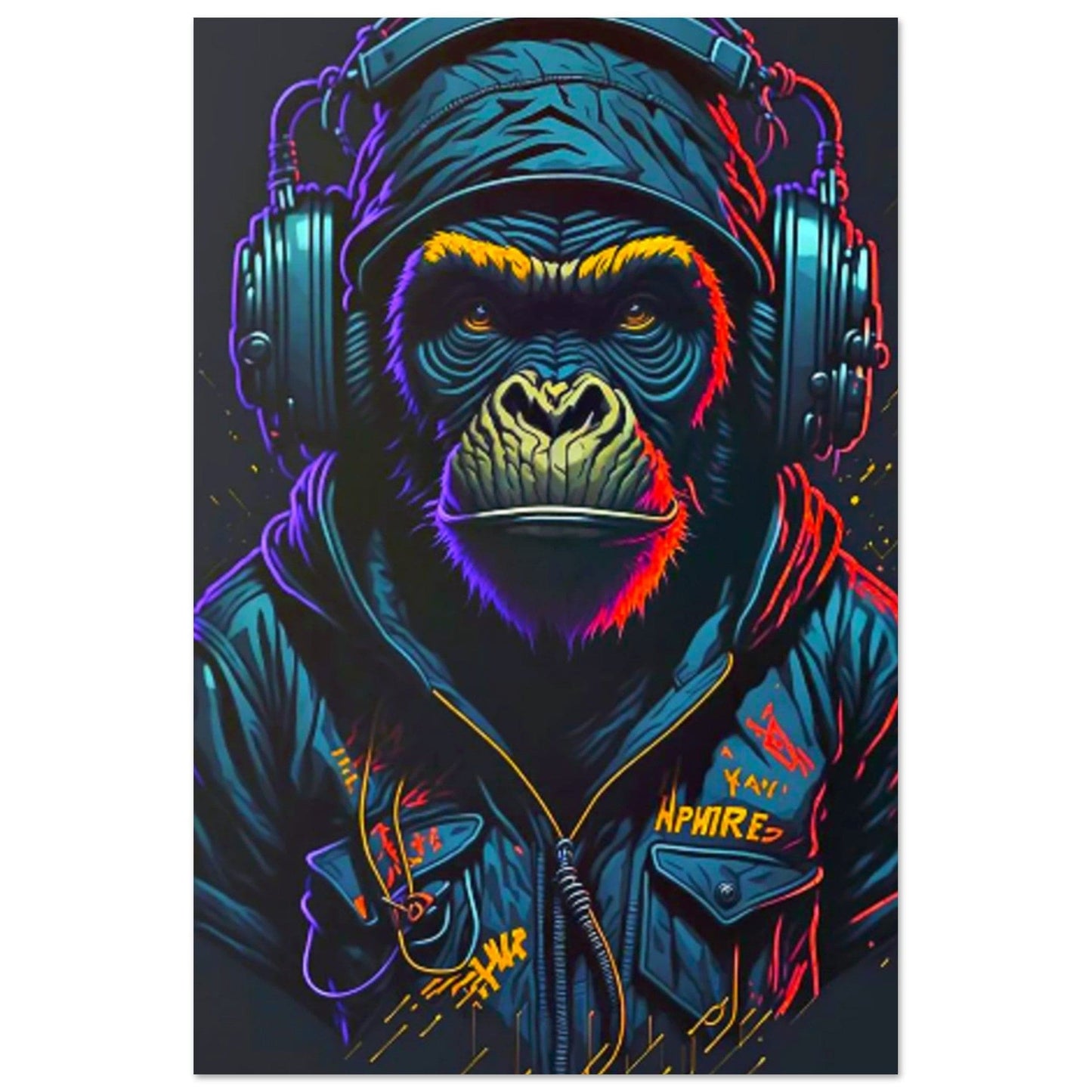 Canvanation Print Material 60x90 cm / 24x36″ Poster Singe Street Art