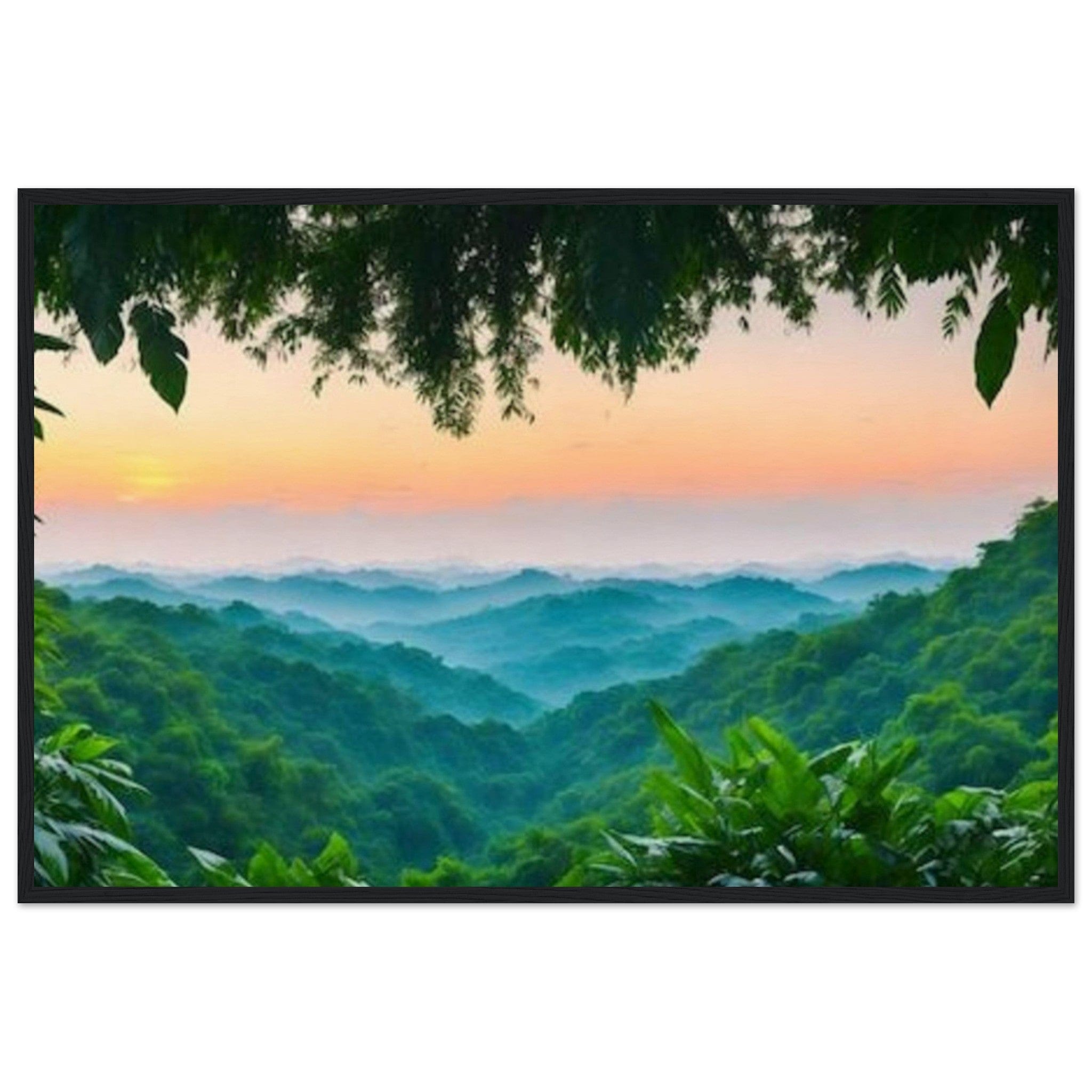 Gelato Print Material 60x90 cm / 24x36″ Tableau Panoramique Jungle