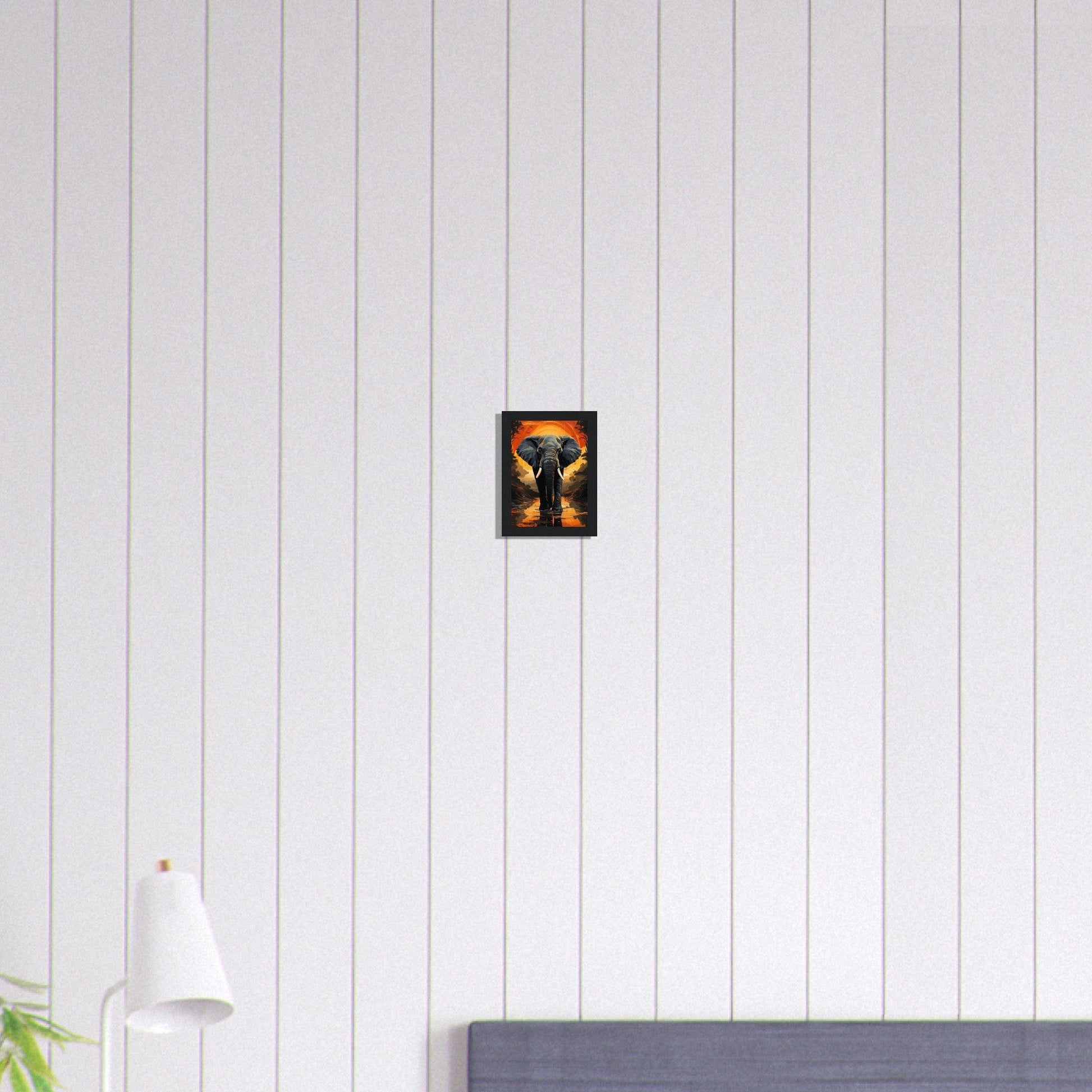 Canvanation Print Material 13x18 cm / 5x7″ Tableau Elephant Échos de la Terre