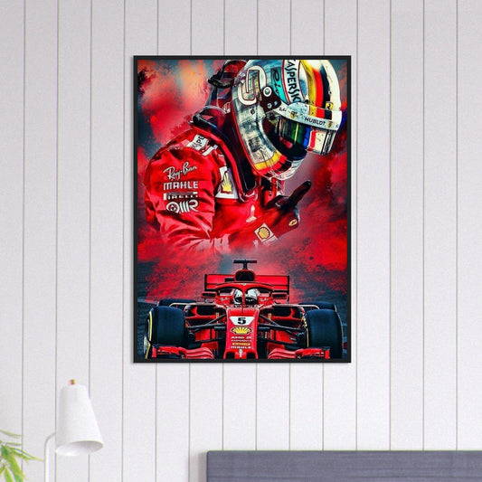 Canvanation Print Material 70x100 cm / 28x40″ Tableau Voiture F1