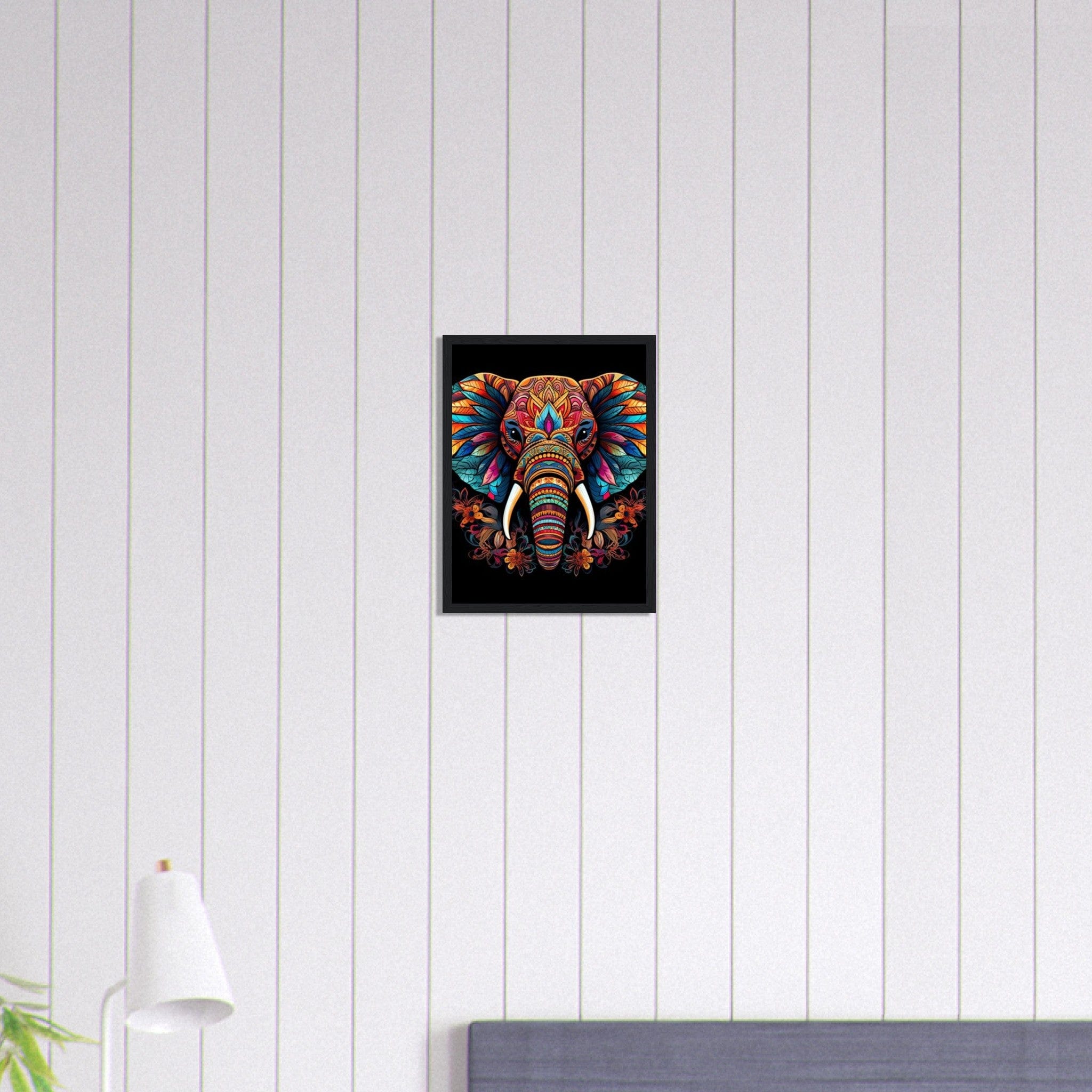 Canvanation Print Material 30x40 cm / 12x16″ Tableau Elephant Éléphant Solitaire