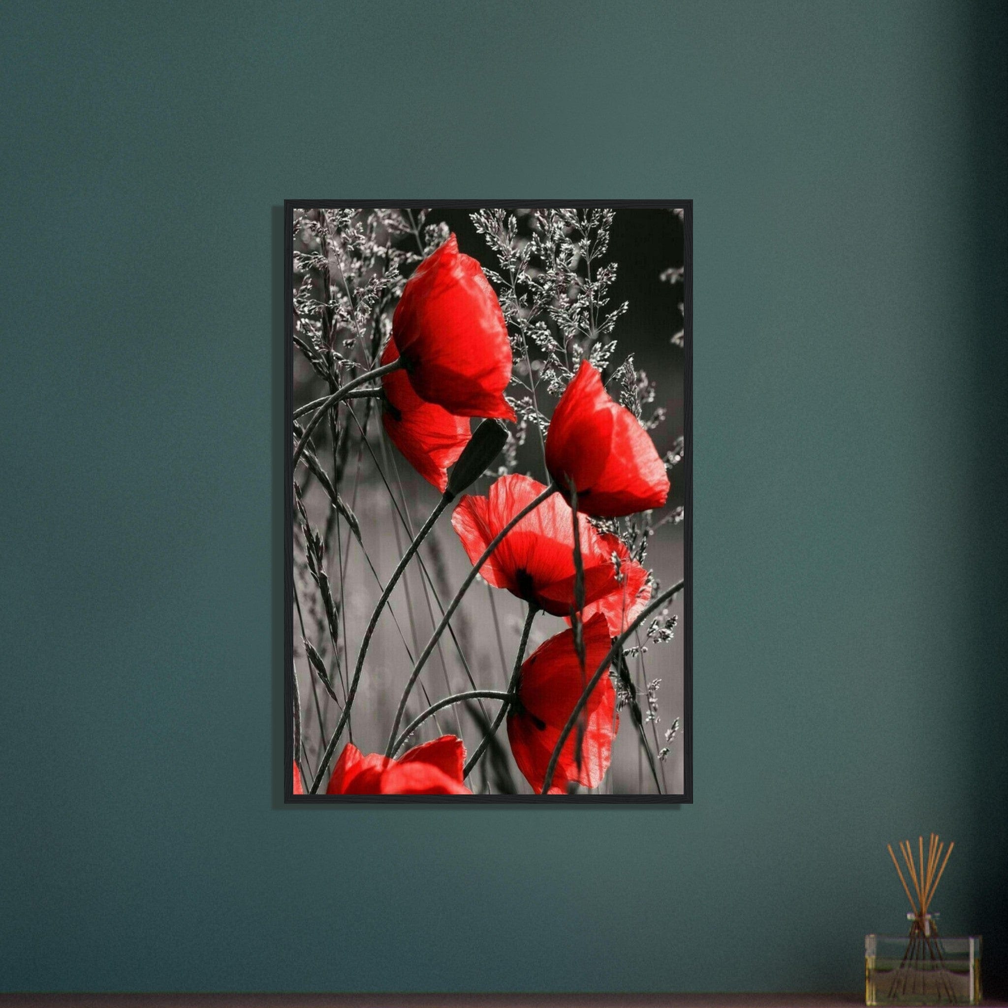 Canvanation Print Material Peinture Abstraite Coquelicot