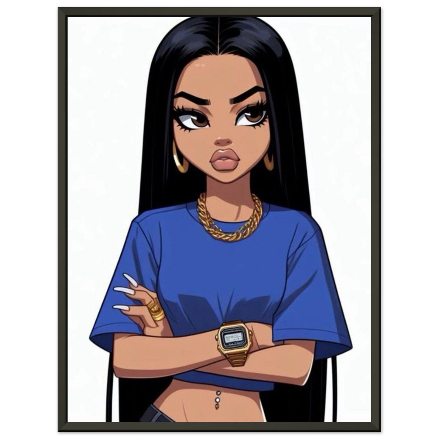 Canvanation Print Material 45x60 cm / 18x24″ Cadre Photo A Personnaliser Aluminium AI