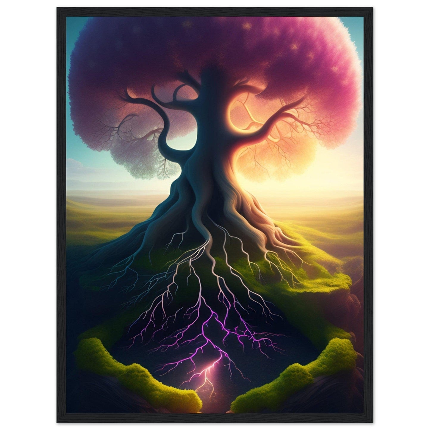 Canvanation Print Material 45x60 cm / 18x24″ Tableau L'arbre De Vie Klimt