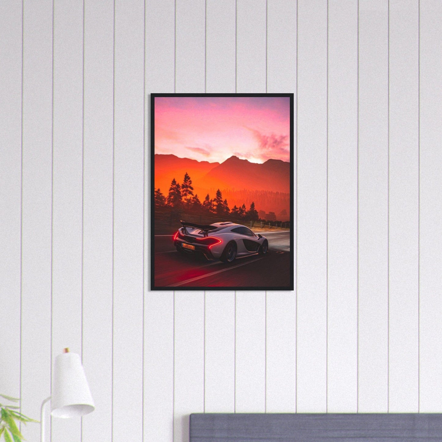 Canvanation Print Material 50x70 cm / 20x28″ Tableau Voiture Mclaren Lp-500 Anglaise