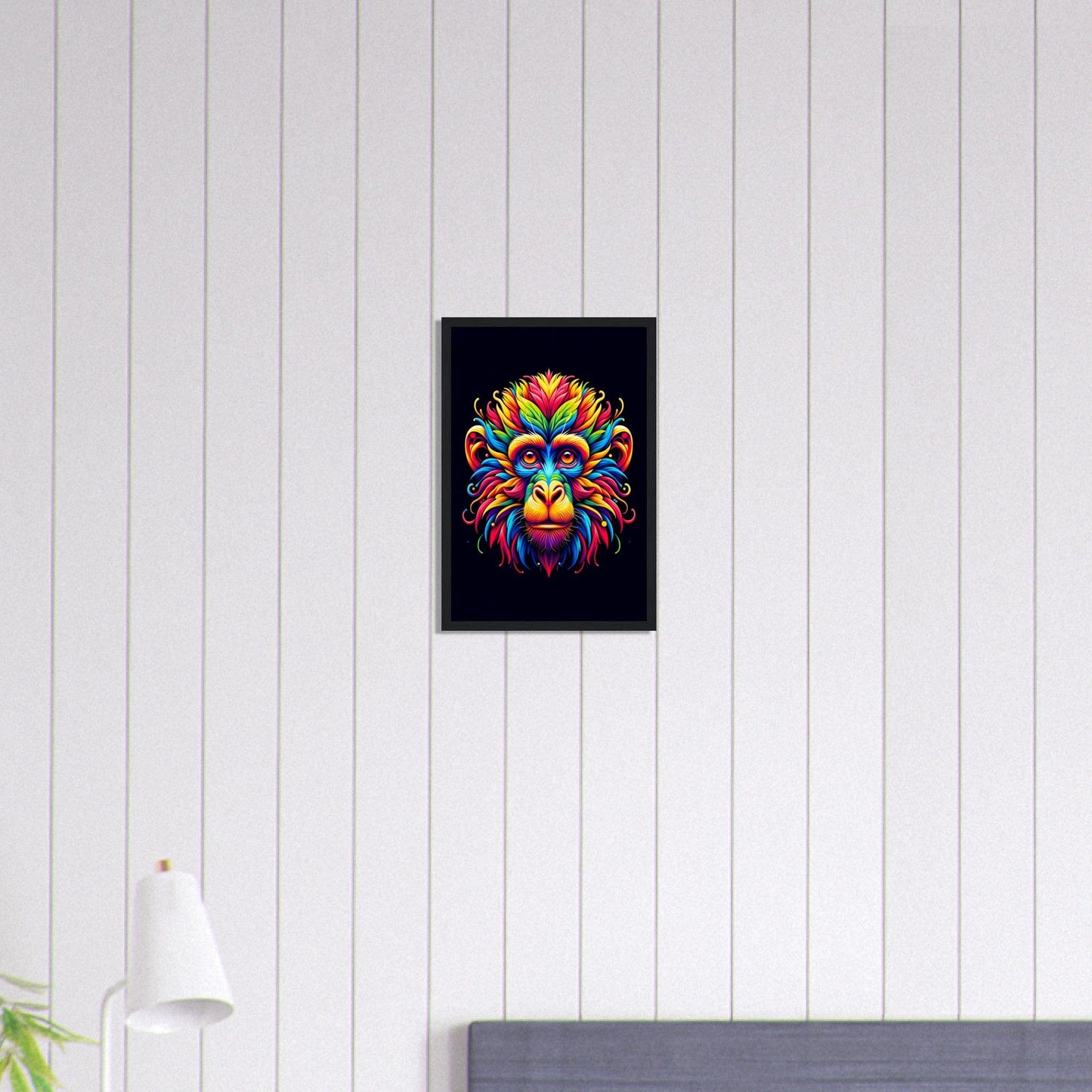 Canvanation Print Material 30x45 cm / 12x18″ Tableau Singe Pop Art Éclatante