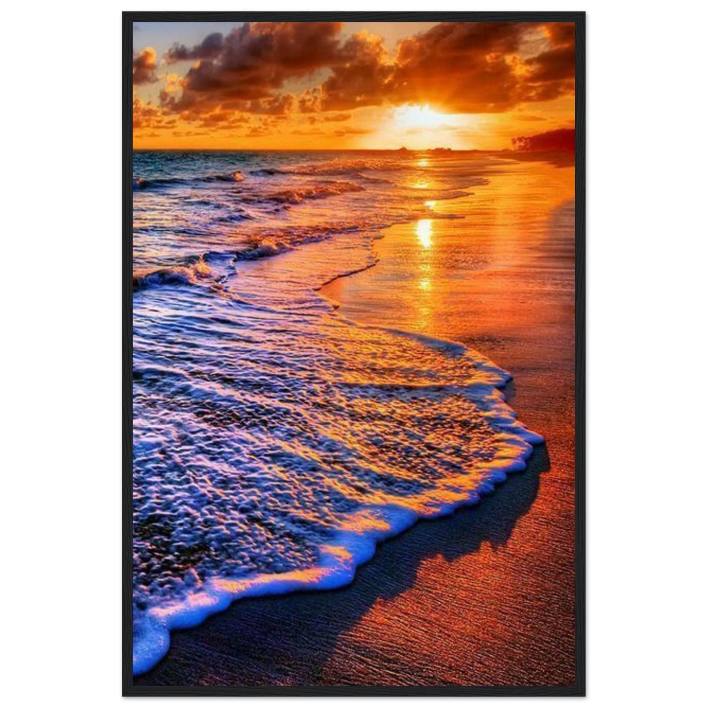Gelato Print Material 60x90 cm / 24x36″ Tableau Coucher De Soleil Sur L'Adriatique