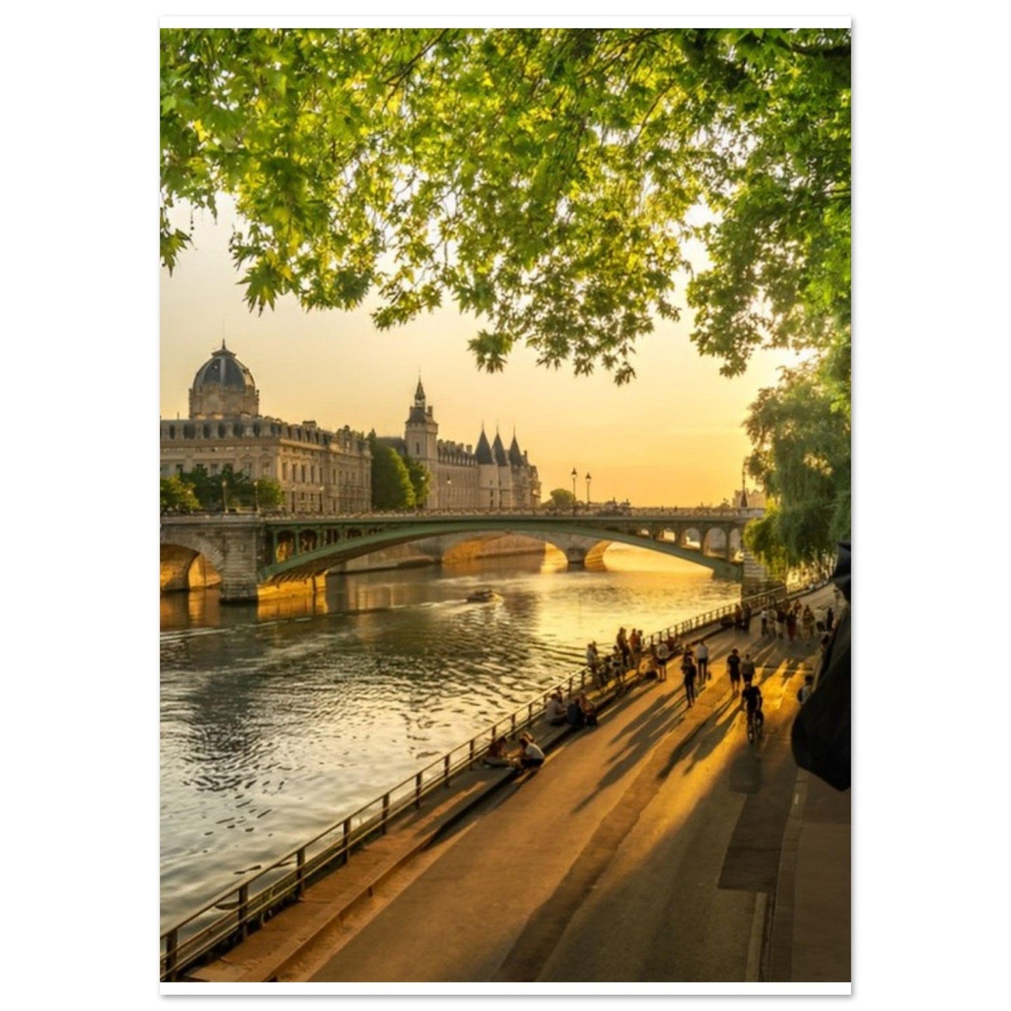 Canvanation Print Material A1 (59.4 x 84.1  cm) Affiche Seine Paris