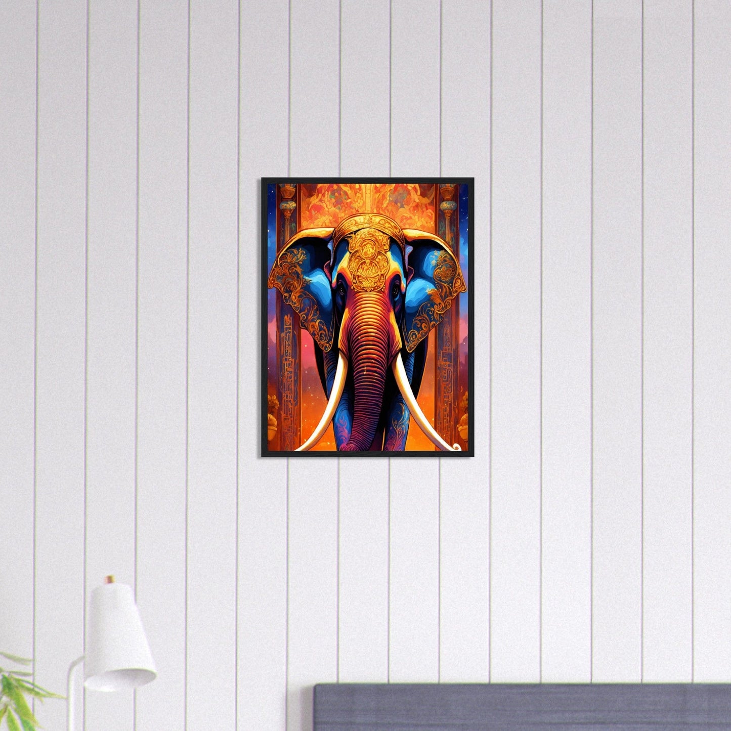 Canvanation Print Material 45x60 cm / 18x24″ Tableau Elephant Force Et Sagesse