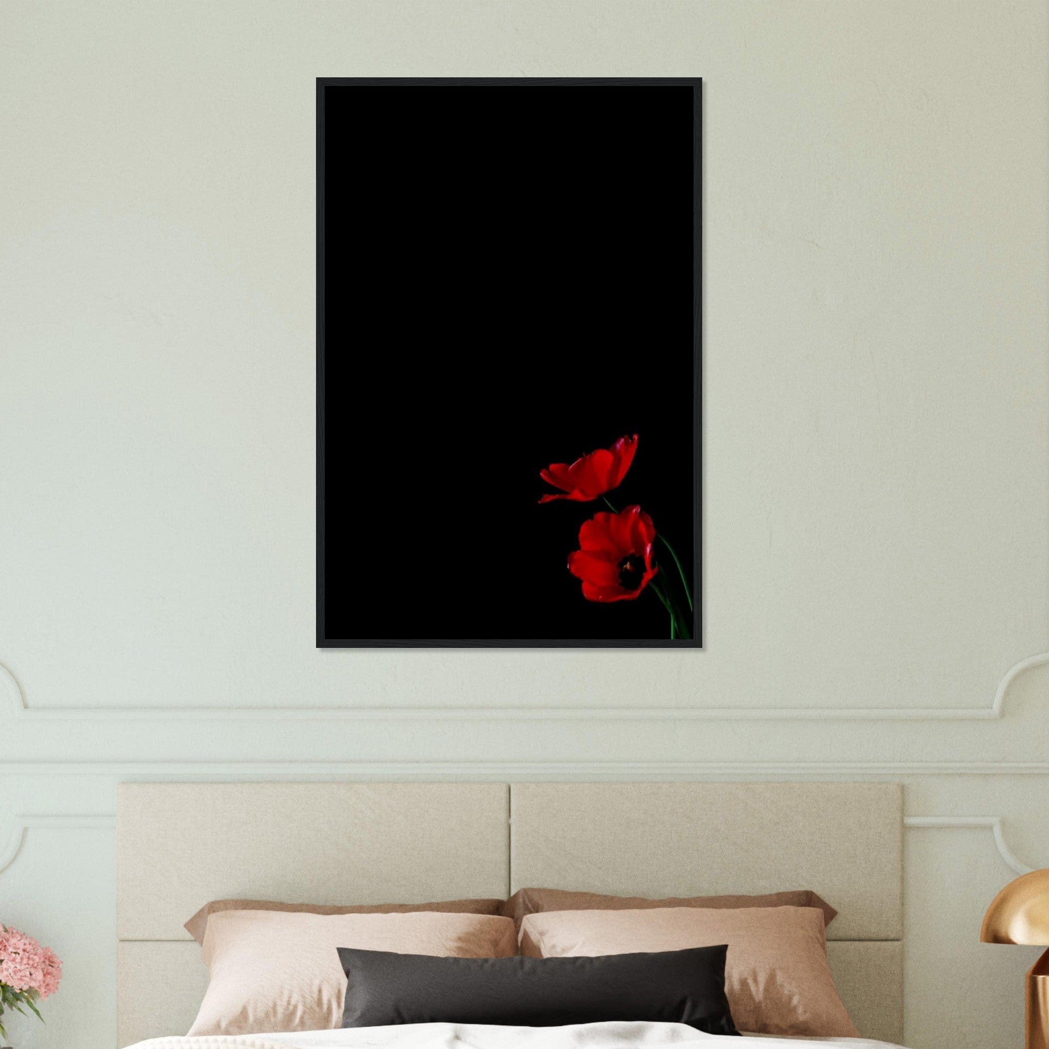 Canvanation Print Material Peinture Champ De Coquelicot