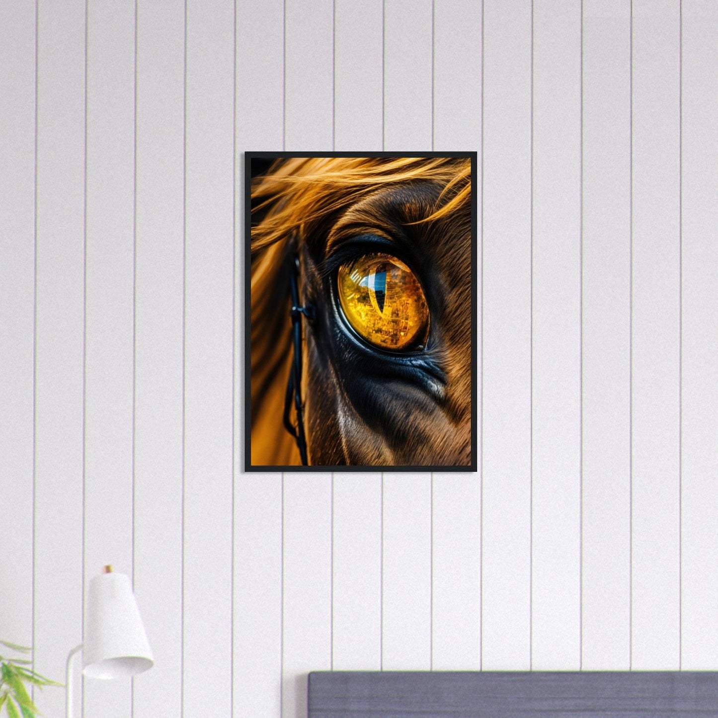 Canvanation Print Material 50x70 cm / 20x28″ Tableau Cheval Lumière de l'Aube