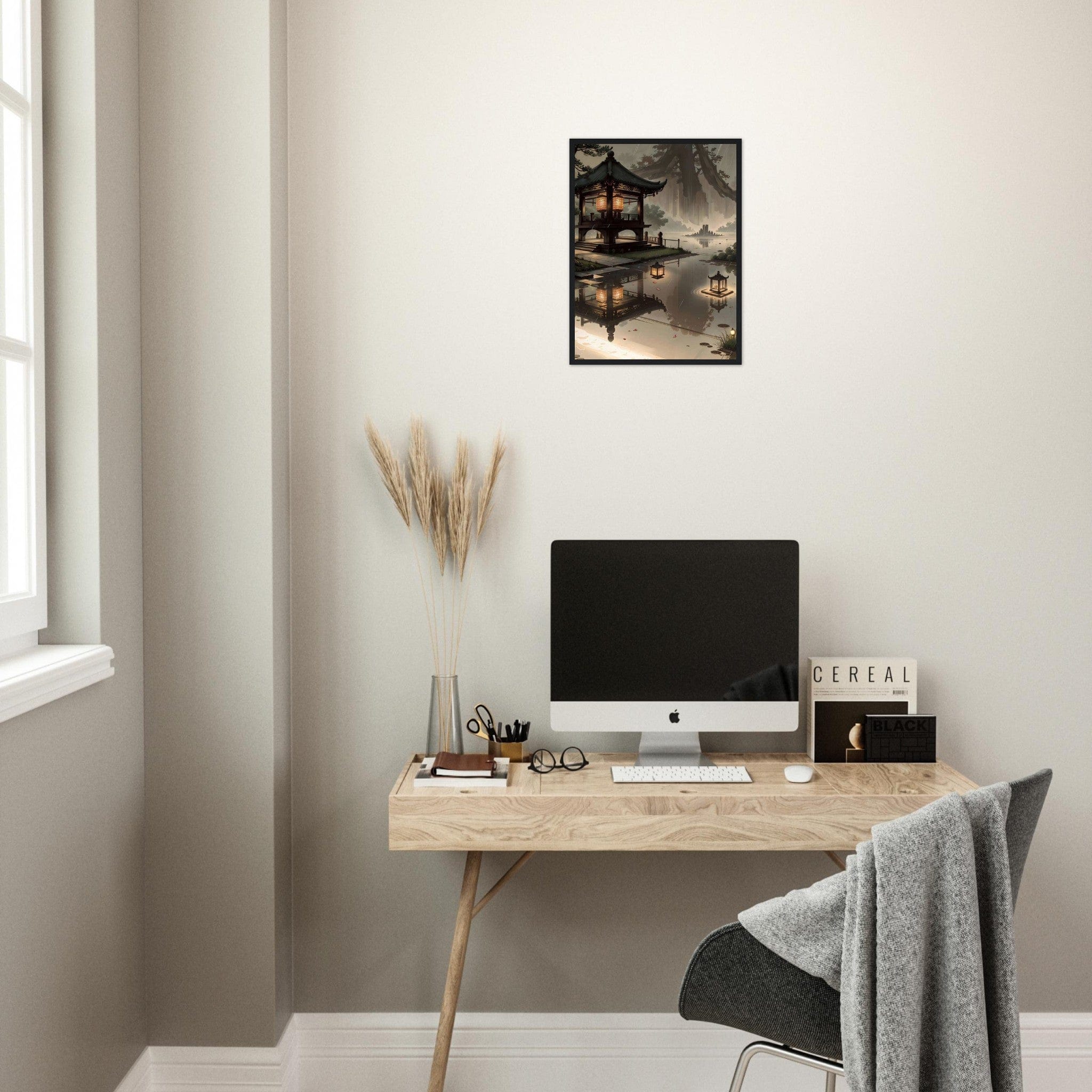 Canvanation Print Material Tableau Japon Paysage Luminaire