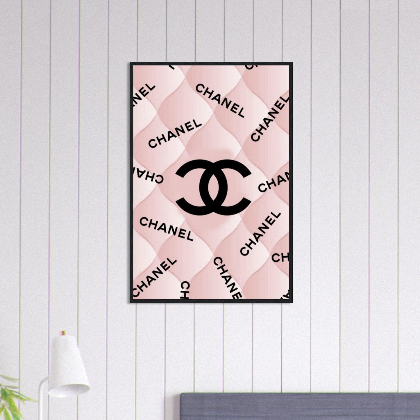 Canvanation Print Material 60x90 cm / 24x36″ Tableau Chanel Fond Matelasse