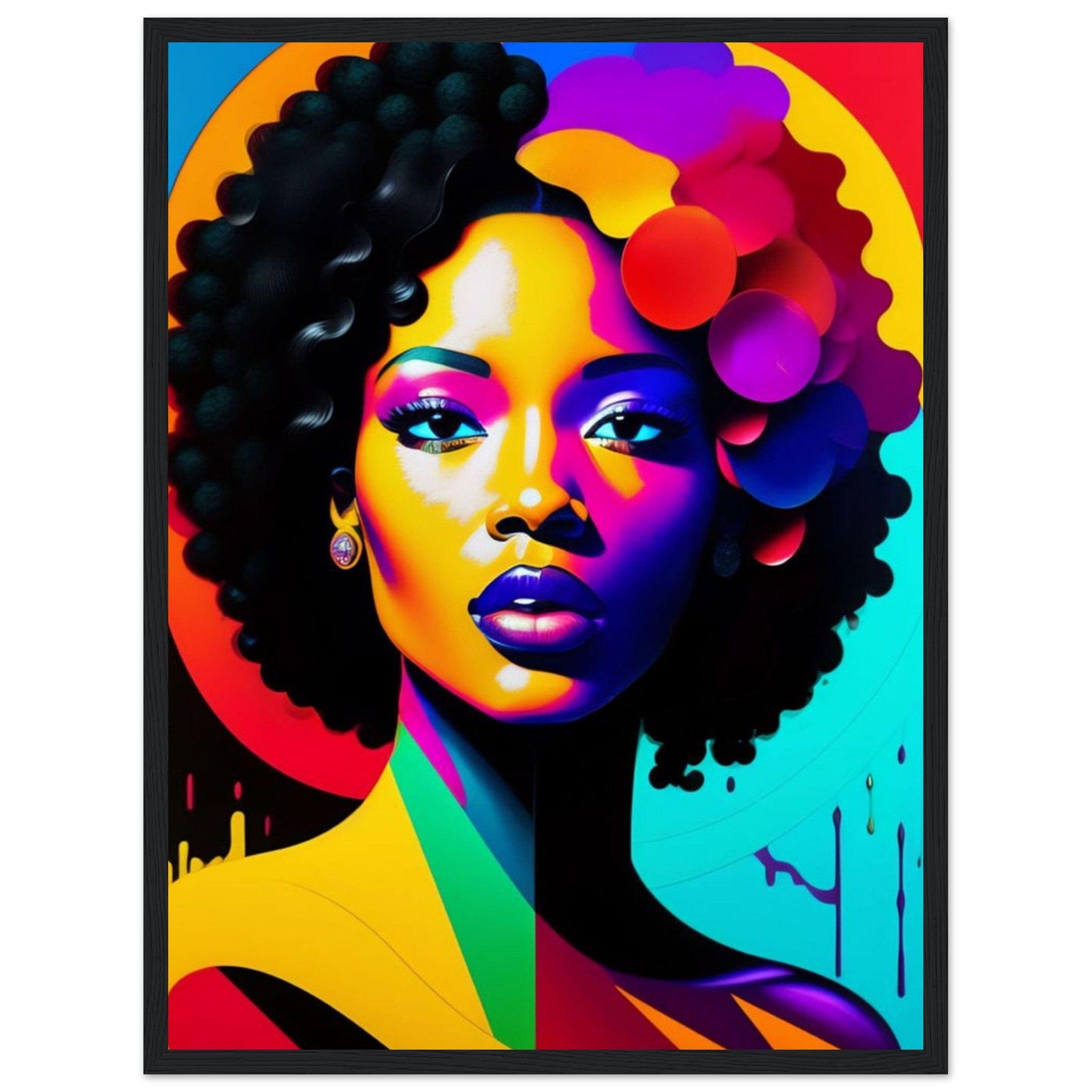 Canvanation Print Material Tableau Personnage Africain