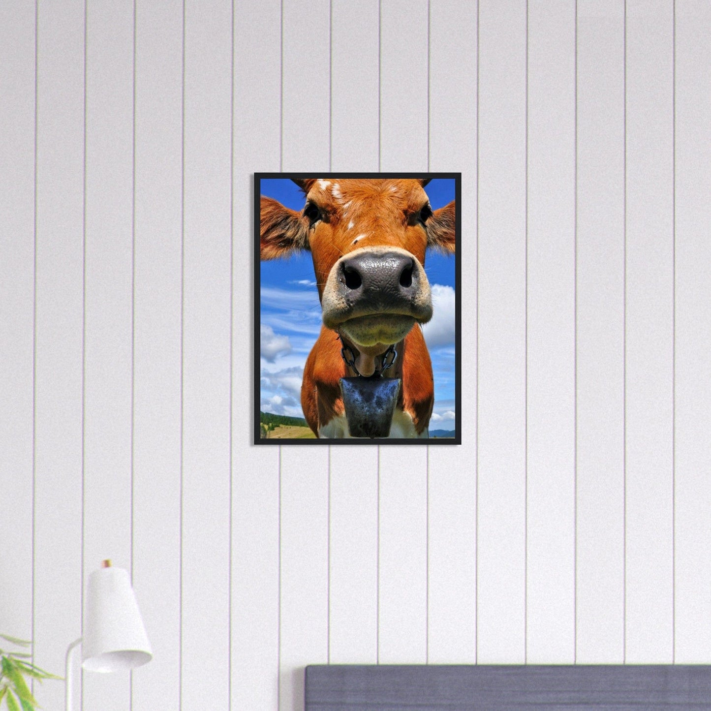 Canvanation Print Material Tableau Vache Limousine