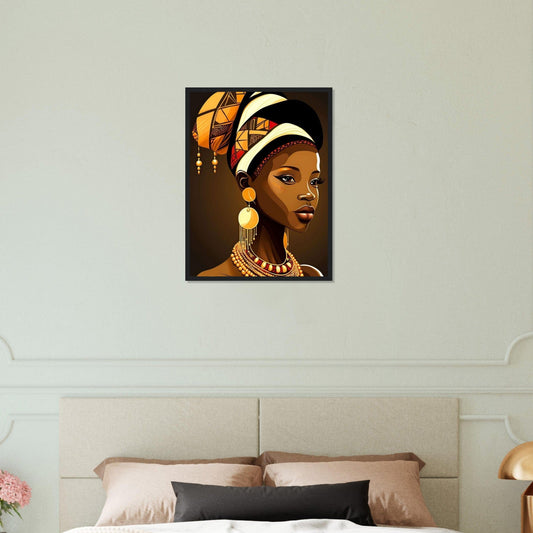 Canvanation Print Material 45x60 cm / 18x24″ Peinture Femme Afro