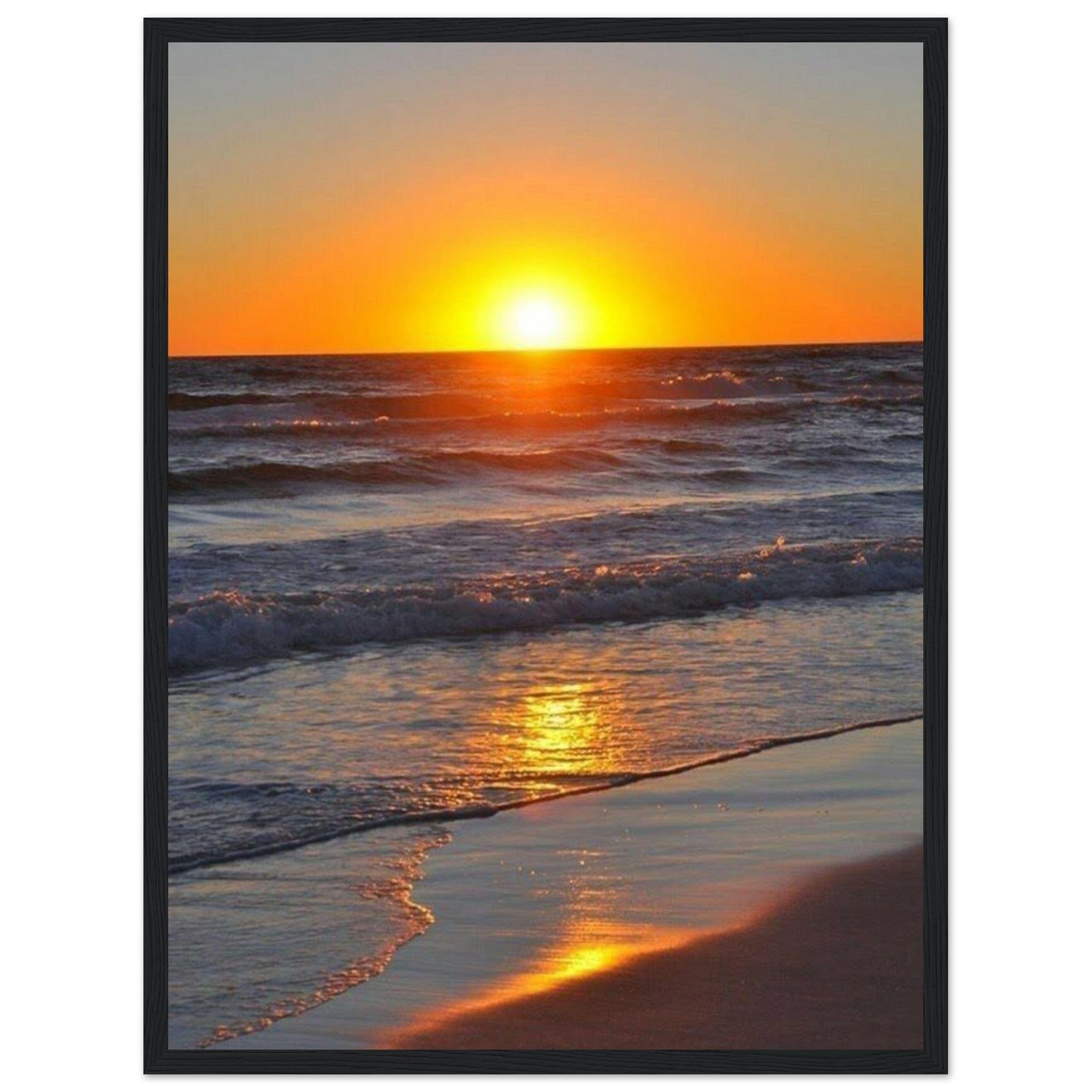 Gelato Print Material 45x60 cm / 18x24″ Peinture Mer Coucher De Soleil