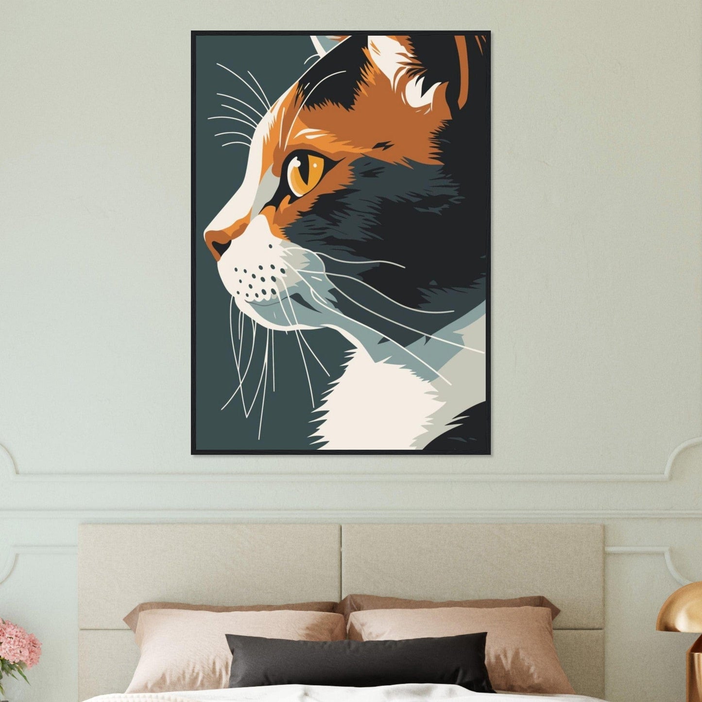 Canvanation Print Material Tableau Chat Chat’Art Moderne Pop