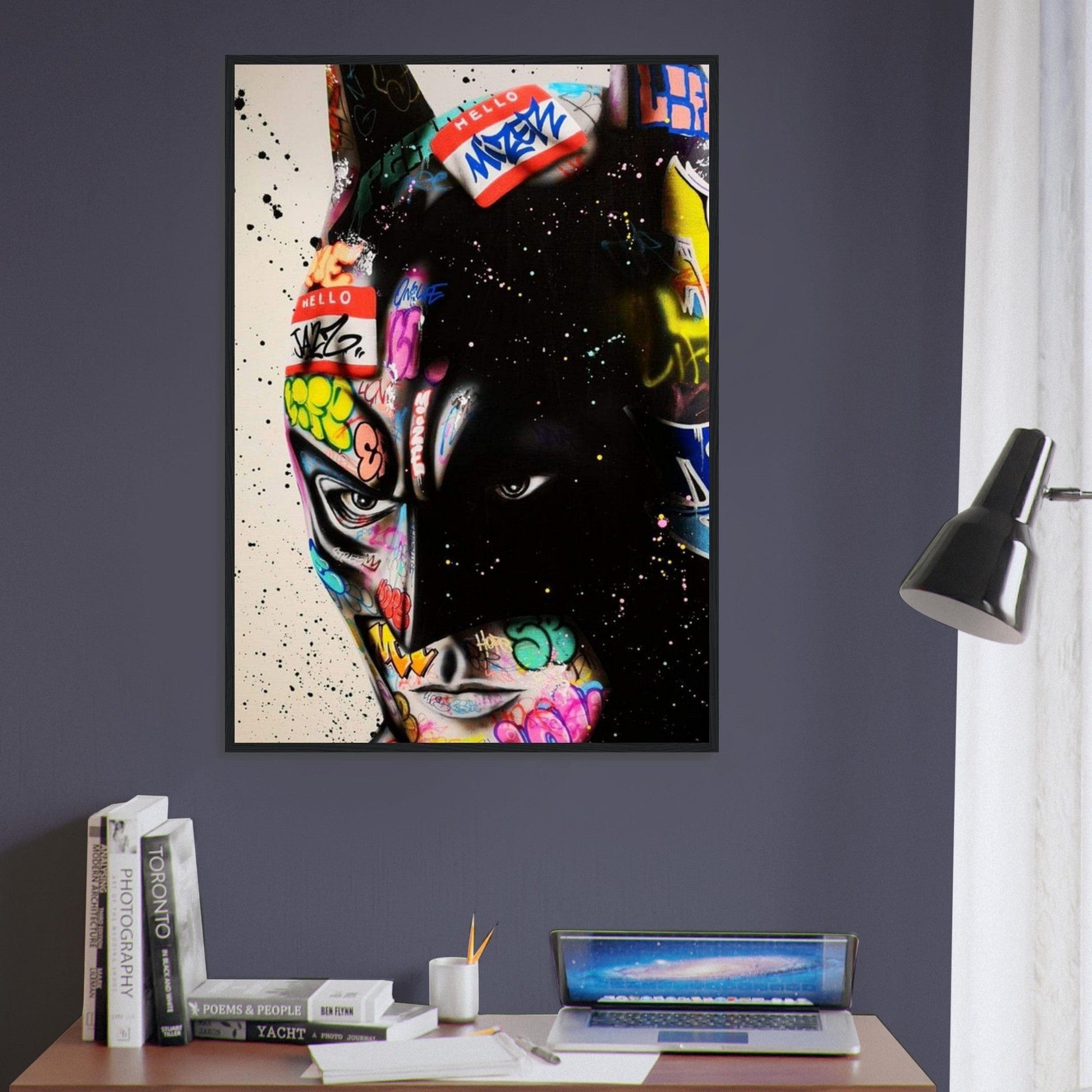 Canvanation Print Material Tableau Street Art Batman Univers