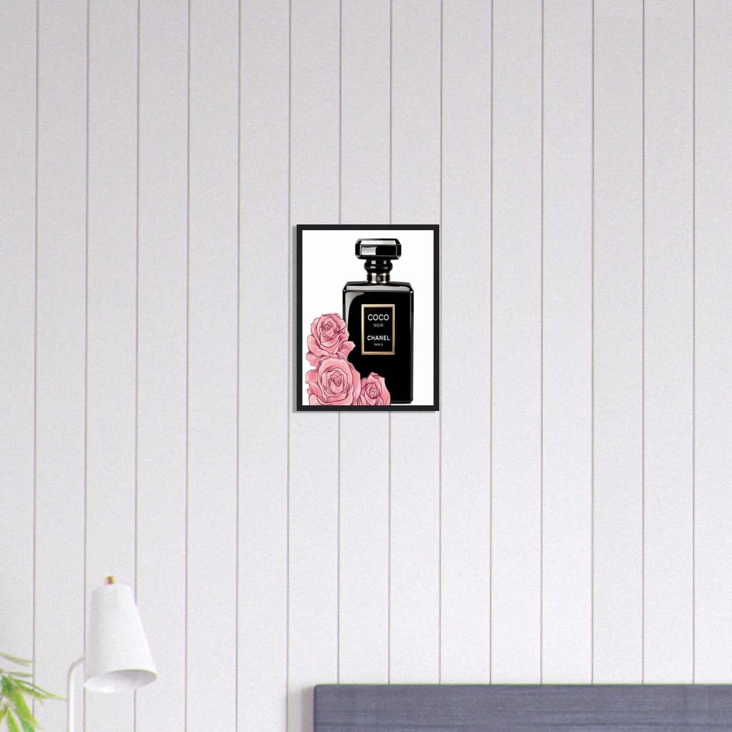 Canvanation Print Material 30x40 cm / 12x16″ Tableau Chanel Numéro 5 Rose Dessin