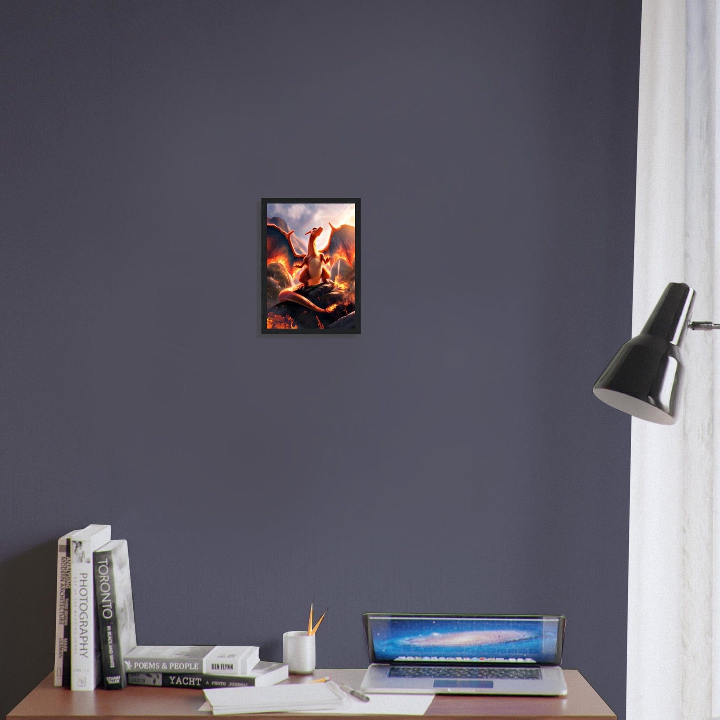 Canvanation Print Material Tableau Pokémon Dragon Feu