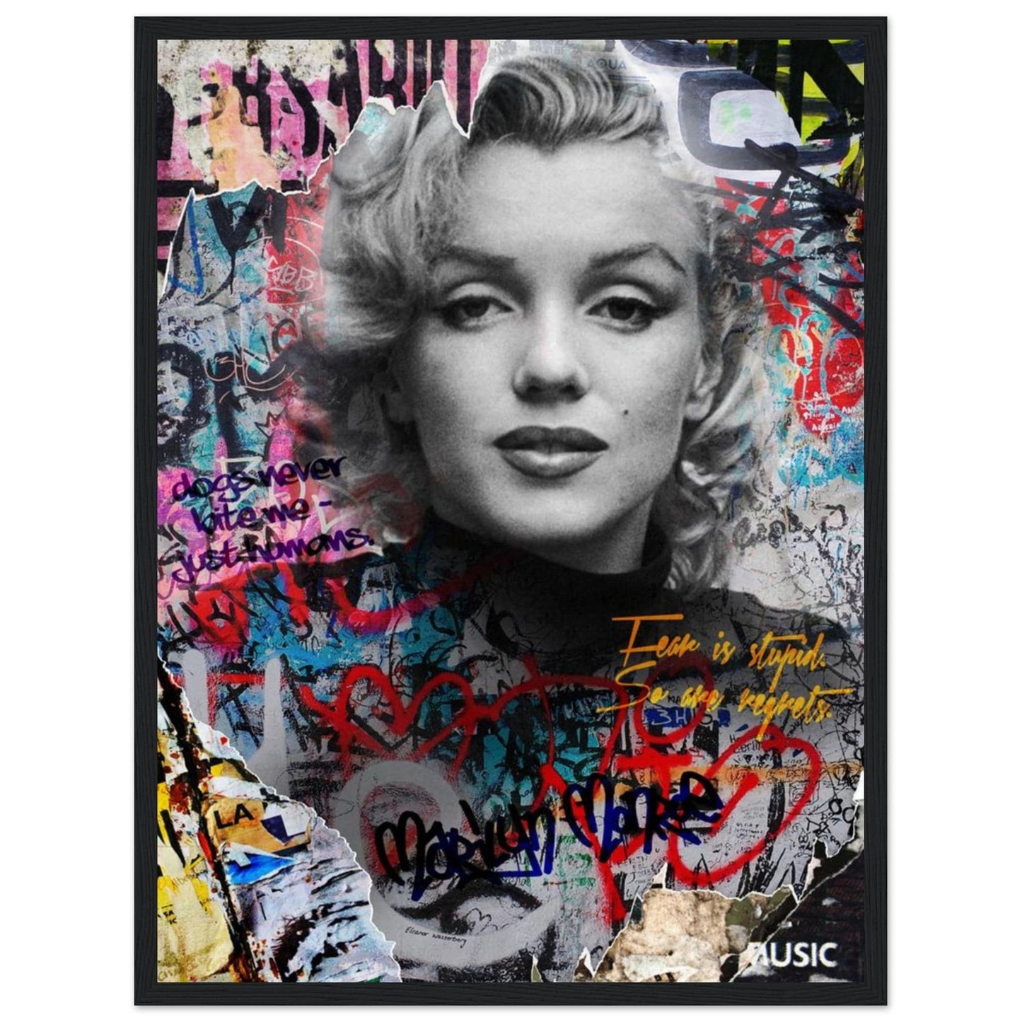 Canvanation Print Material Tableau Street Art Palette Citadine