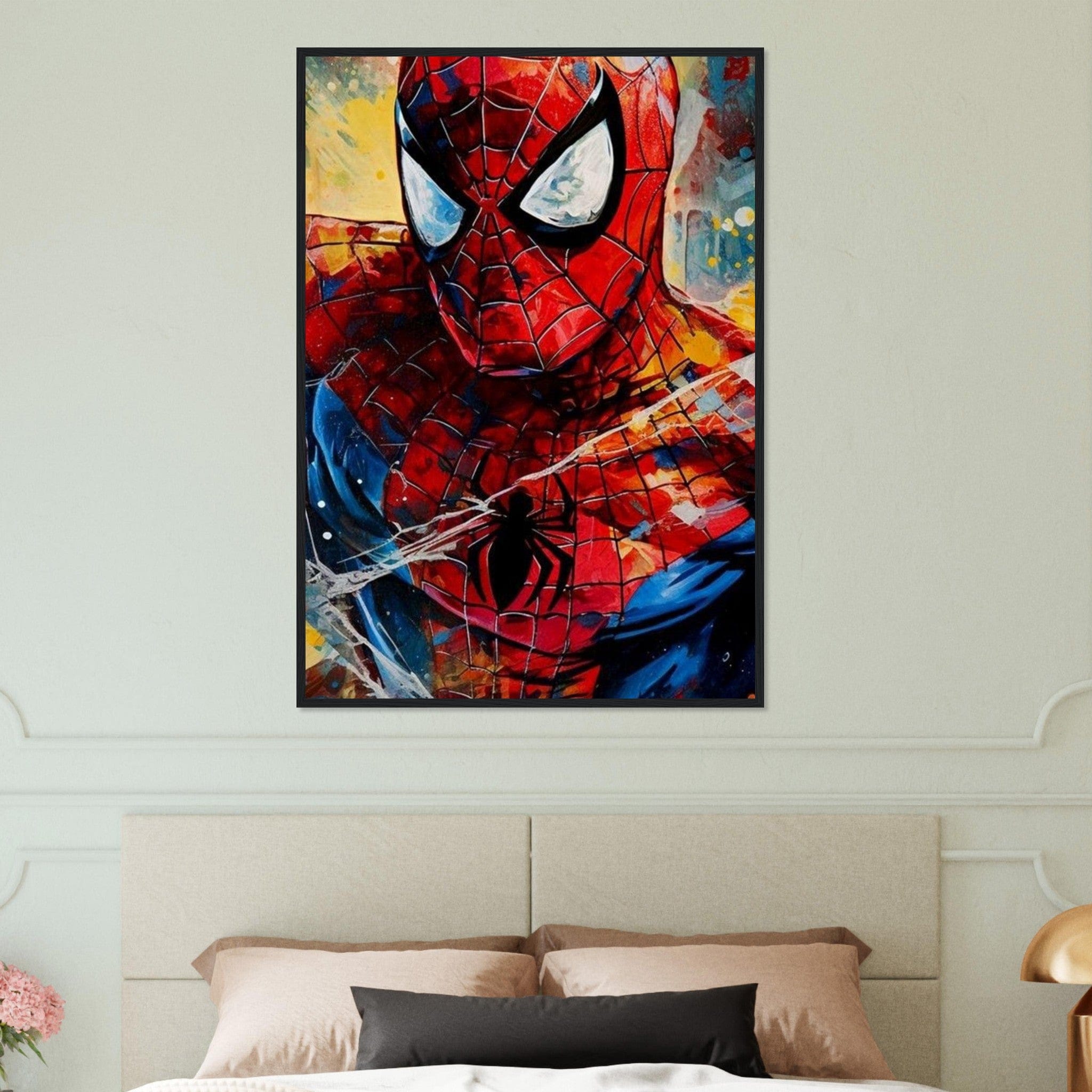 Canvanation Print Material Tableau Street Art Spideman Graffiti