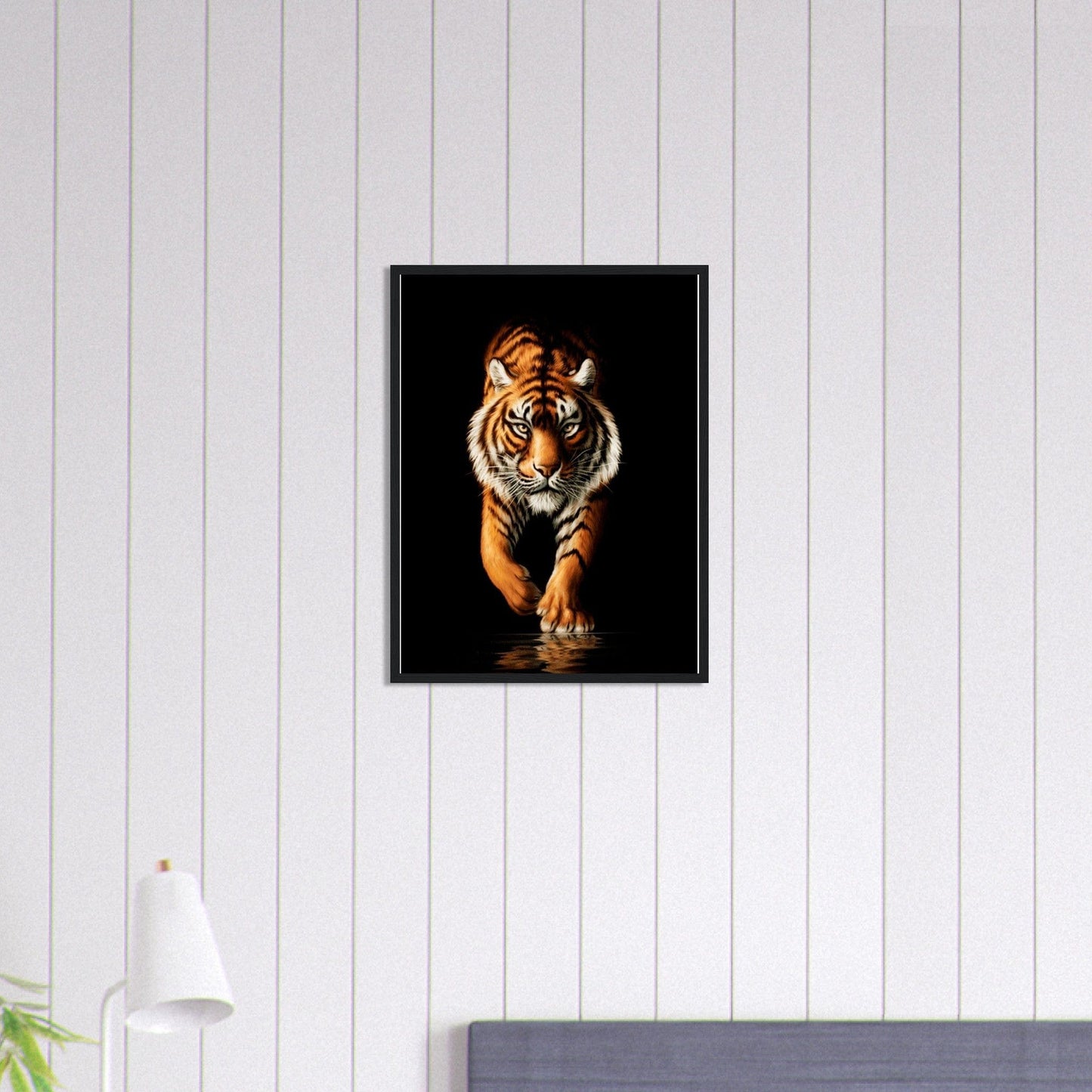Canvanation Print Material 45x60 cm / 18x24″ Tableau Tigre Obscure