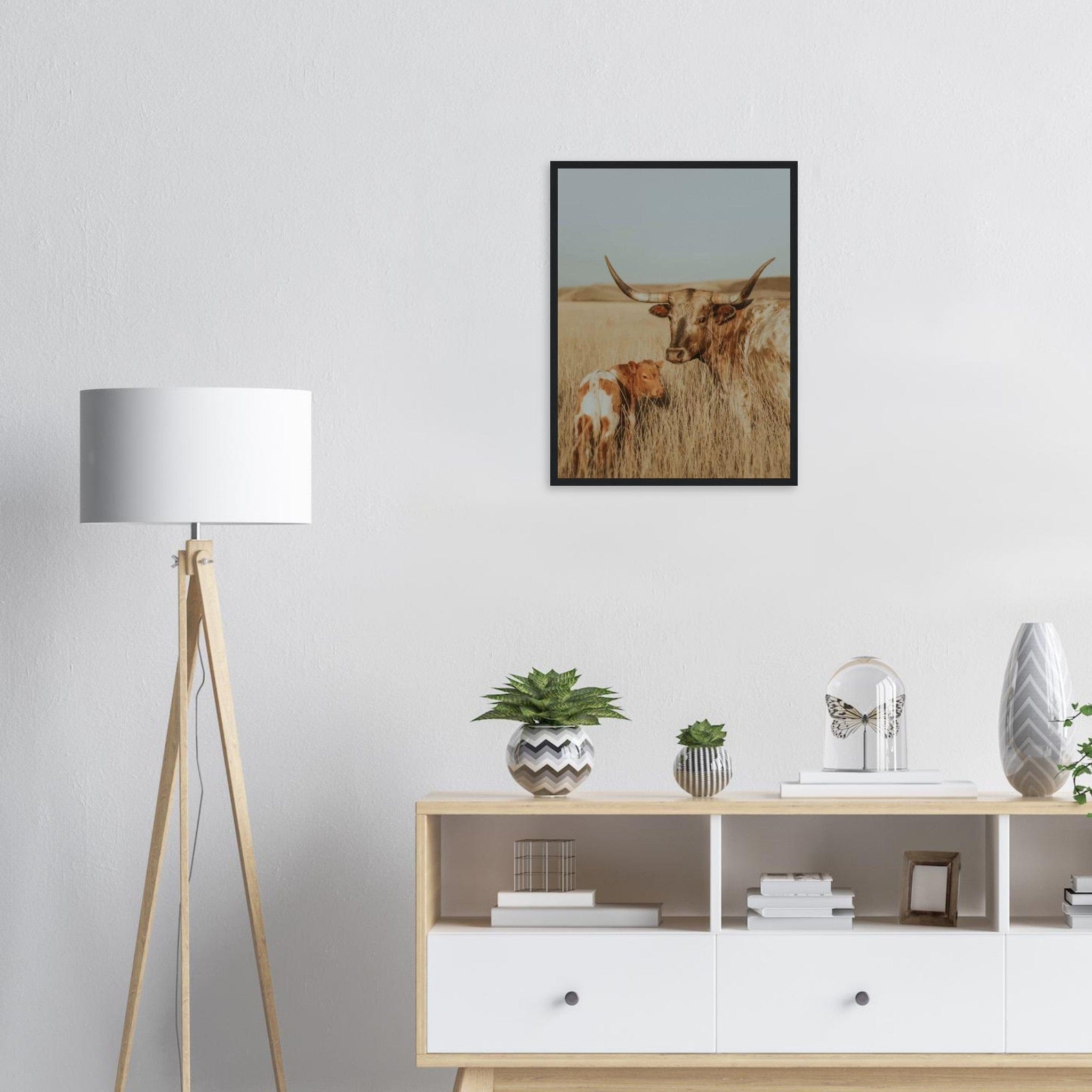 Canvanation Print Material Tableau Vache Gasconne