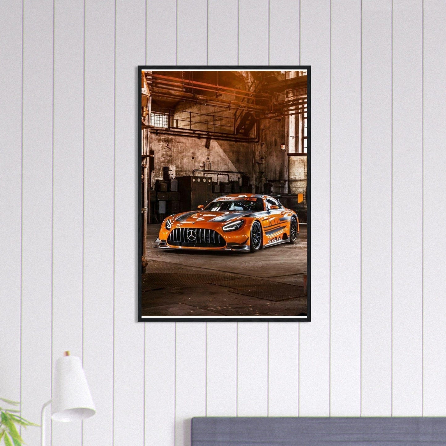 Canvanation Print Material 60x90 cm / 24x36″ Tableau Voiture Mercedes Gt Coupe