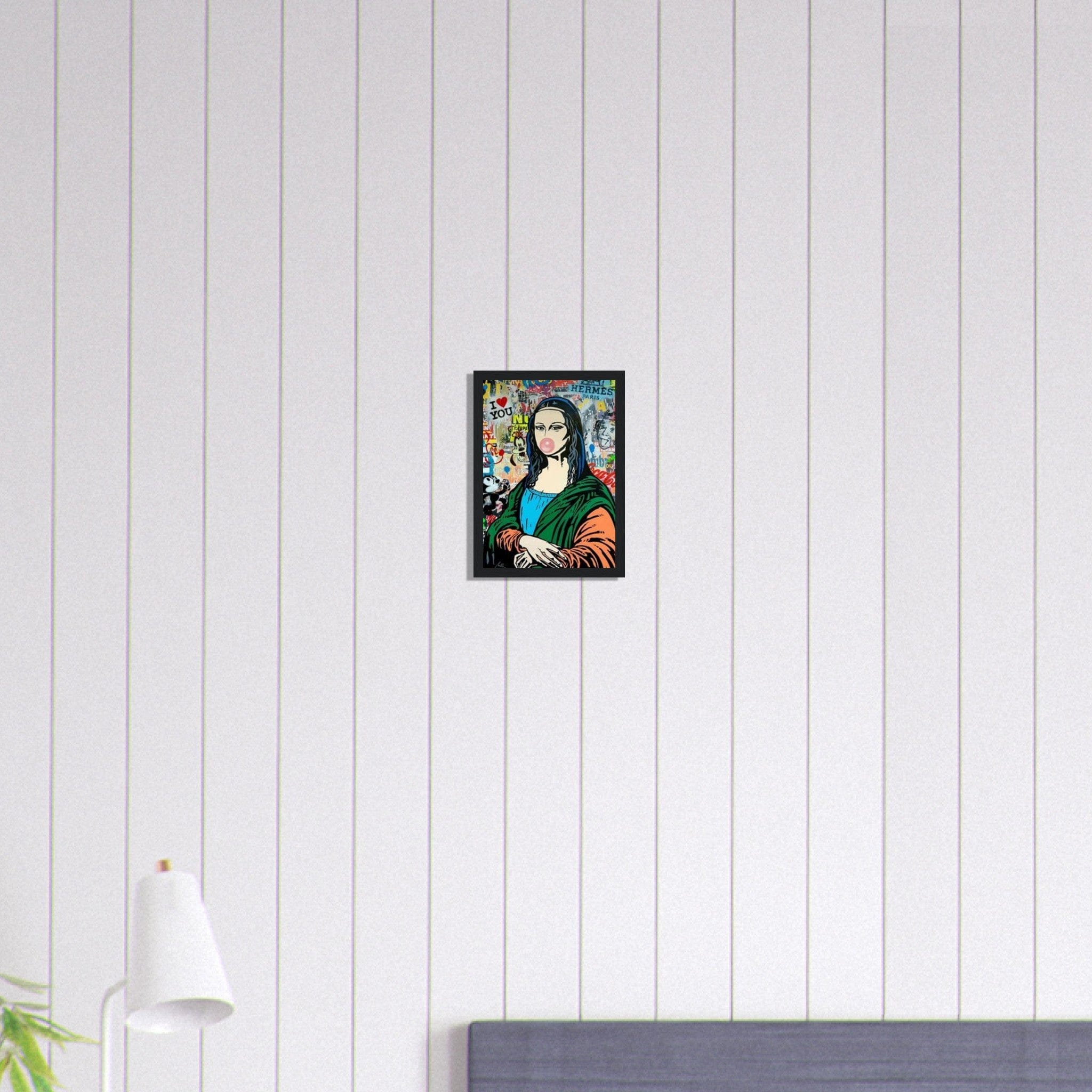 Canvanation Print Material A4 21x29.7 cm / 8x12″ Tableau Street Art Femme Joconde Pop