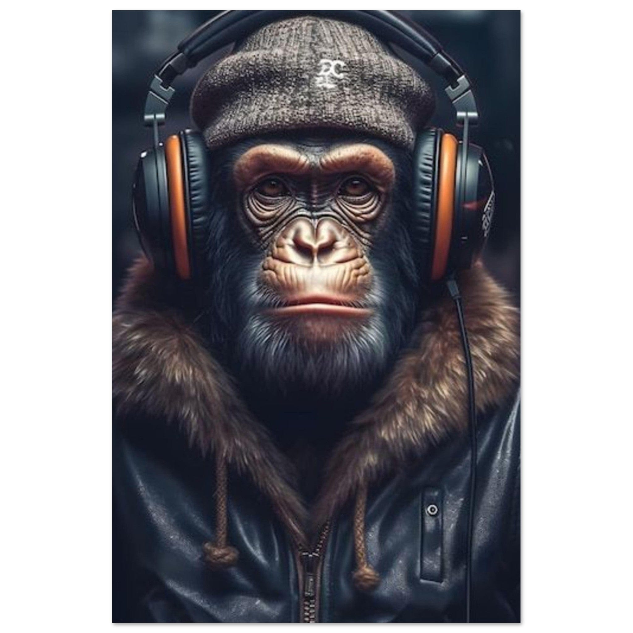 Canvanation Print Material 40x60 cm / 16x24″ Poster Singe Bonnet Casque